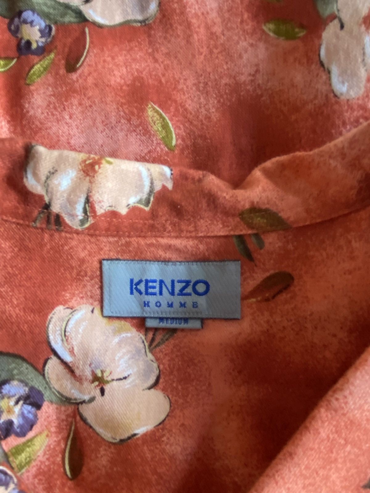 Kenzo KENZO Vintage Floral Button-Up Shirt Size US L / EU 52-54 / 3 - 3 Thumbnail