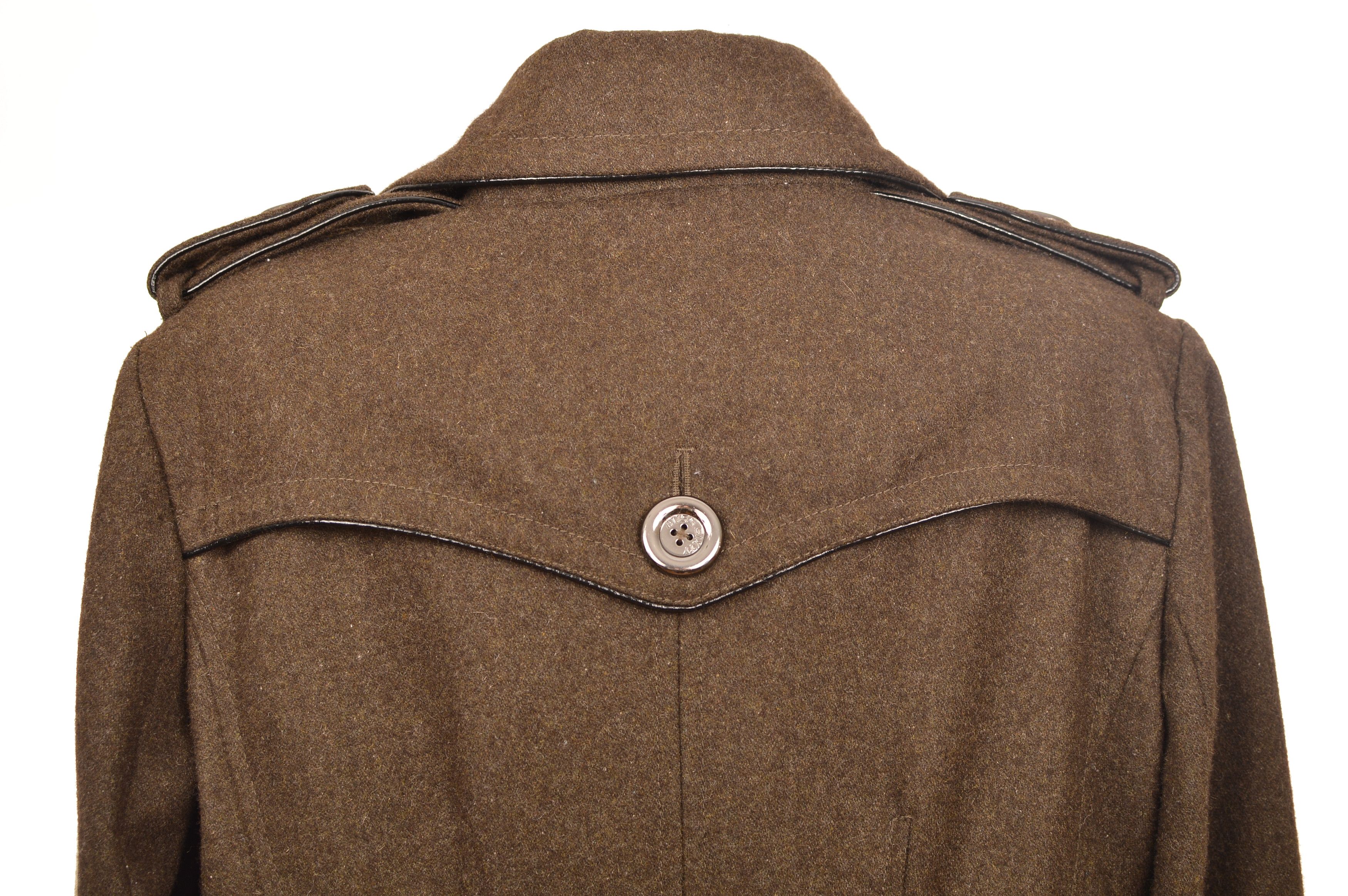 Miss Sixty Miss Sixty Vintage Double Breasted Wool Viscose Blend Coat Size XL / US 12-14 / IT 48-50 - 4 Thumbnail