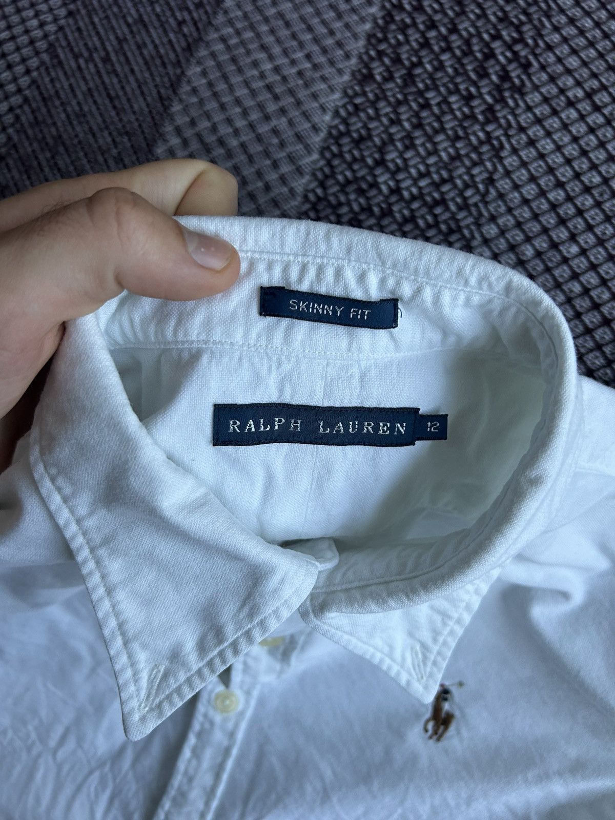 Ralph Lauren Polo Ralph Lauren Skinny Fit Women Shirt White Solid Style Size M / US 6-8 / IT 42-44 - 4 Thumbnail
