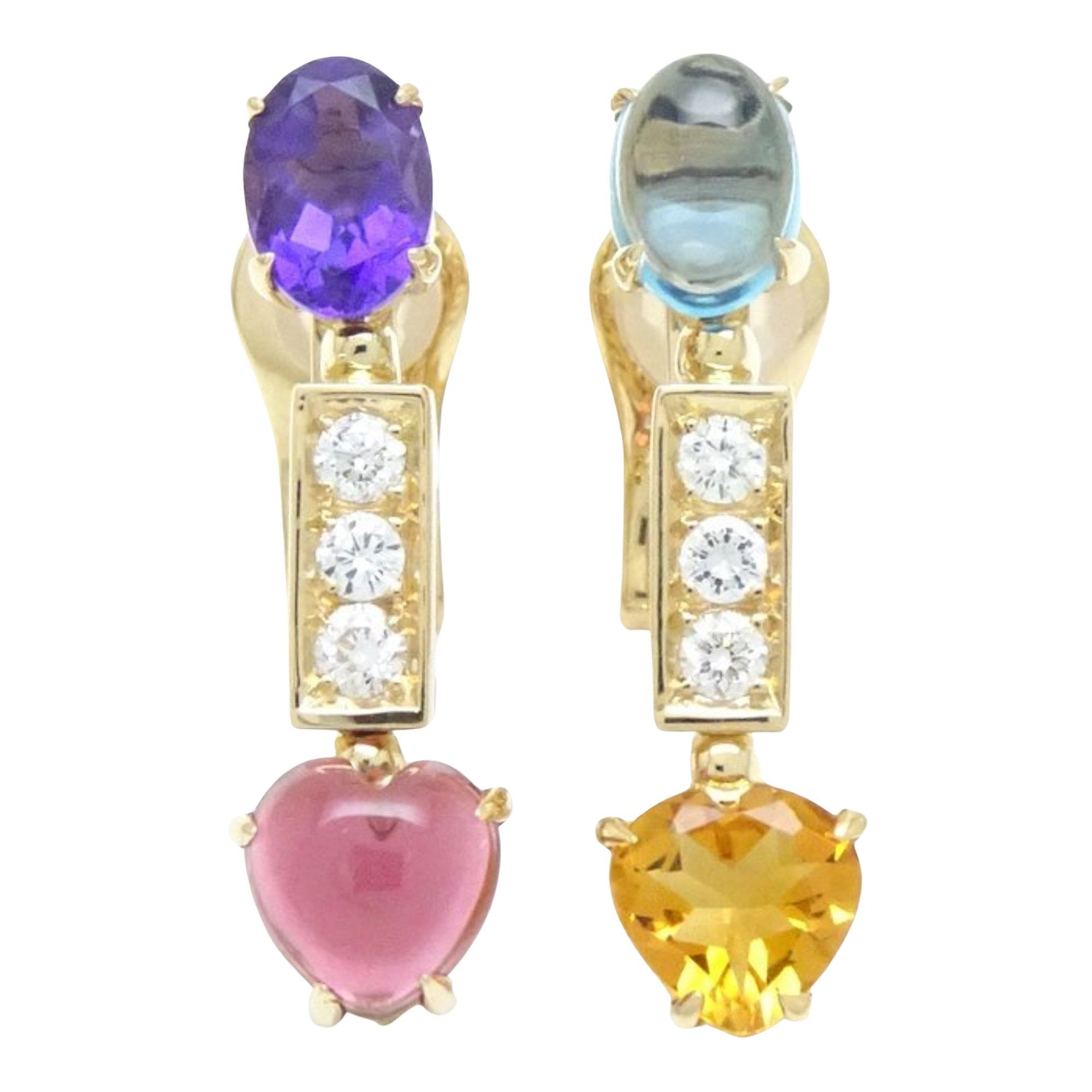 image of Bvlgari Bulgari Allegra Earring in Gold, Women's