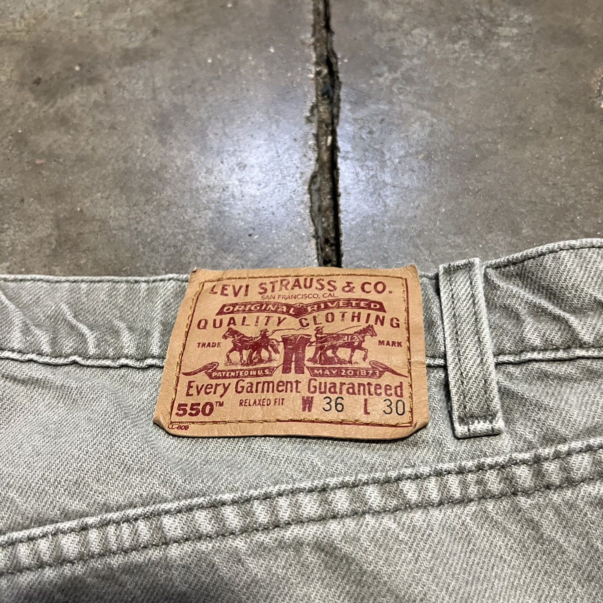 Levi's Vintage Levis 550 Denim Jeans Relaxed Fit Western 90s USA Size US 36 / EU 52 - 9 Thumbnail