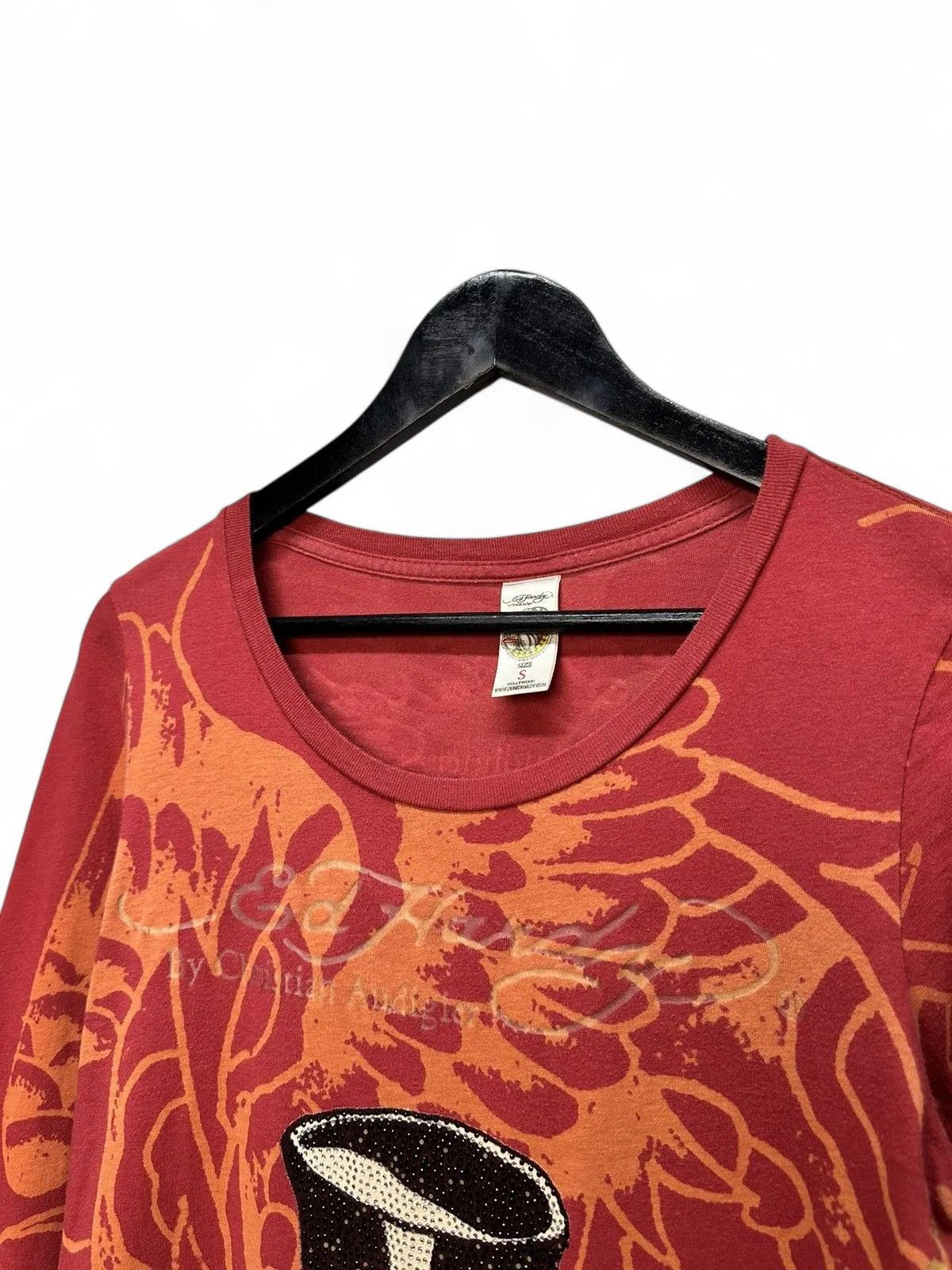 Ed Hardy Y2K Ed Hardy Vintage Christian Audigier Longsleeve Top Size US S / EU 44-46 / 1 - 5 Thumbnail