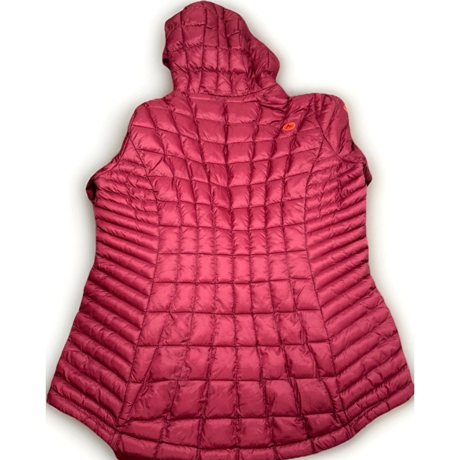 Marmot Marmot Puffer Jacket Hooded Womens Large Red Thinsulate 3M Quilted Zip Neck Pocket Lightweight Packable Casual Travel Autumn Winter Spring Size L / US 10 / IT 46 - 2 Thumbnail