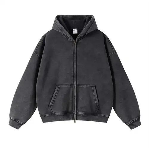 Other Black Batik Fleece Zippered Hoodie Size US S / EU 44-46 / 1 - 8 Thumbnail