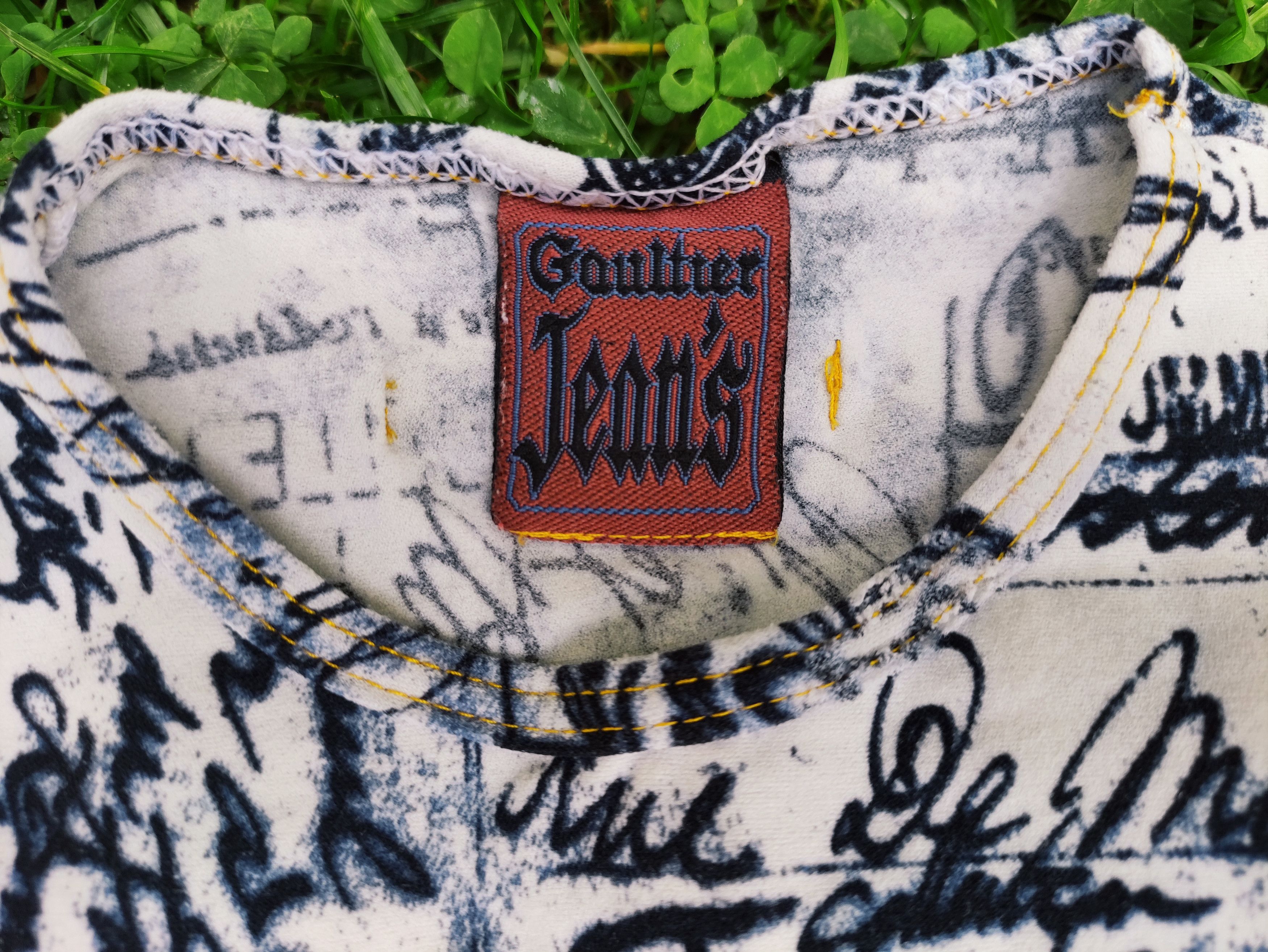 Jean Paul Gaultier Jean Paul Gaultier Postcard Tattoo Mail Stamp Top tee Cami Size S / US 4 / IT 40 - 5 Thumbnail