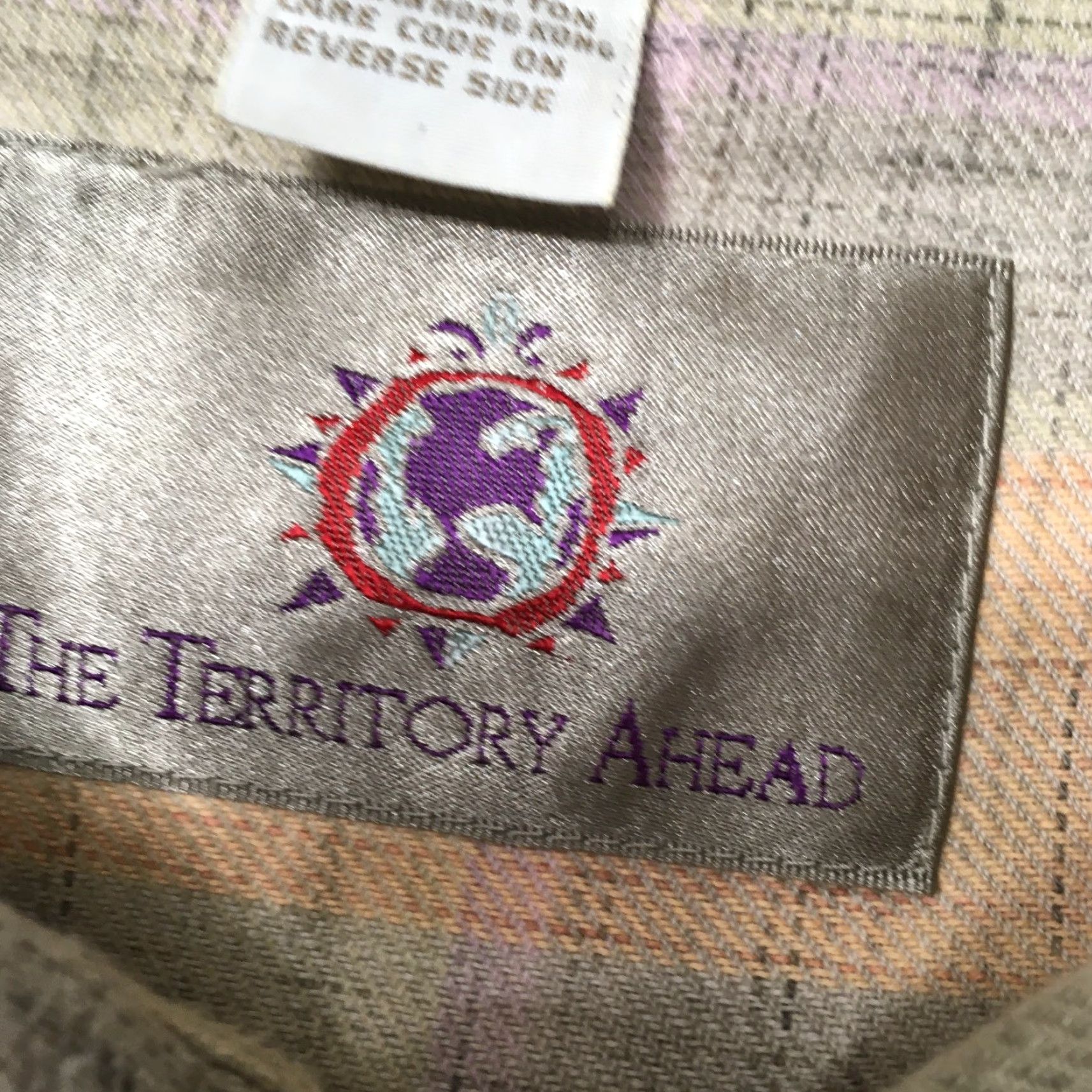 The Territory Ahead Territory Ahead Mens Large Plaid Button-Down Shirt Long Sleeve Size US L / EU 52-54 / 3 - 6 Thumbnail