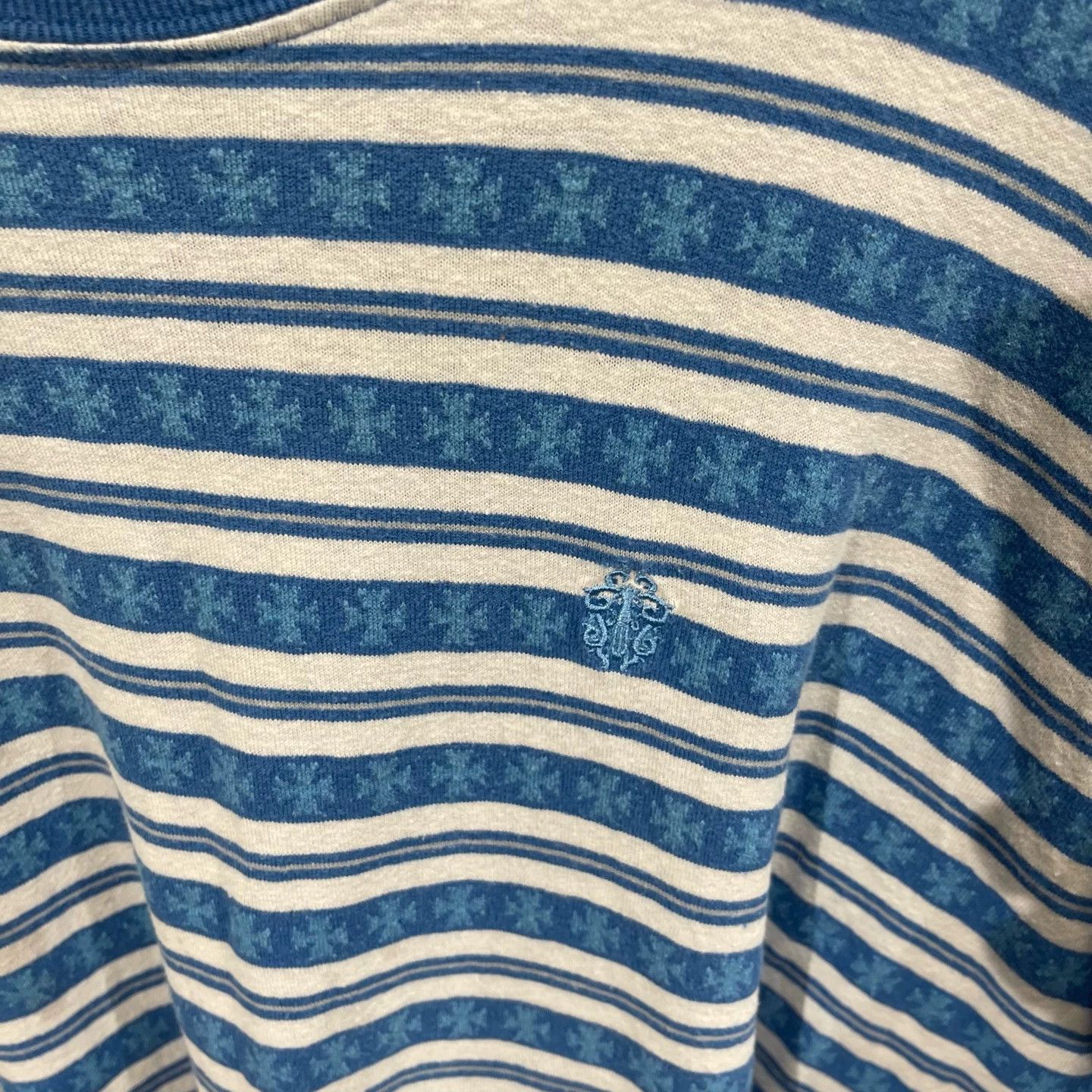 Chrome Hearts Chrome Hearts Blue-White Sword Embroidered SS M Tee 95New Size US M / EU 48-50 / 2 - 4 Thumbnail