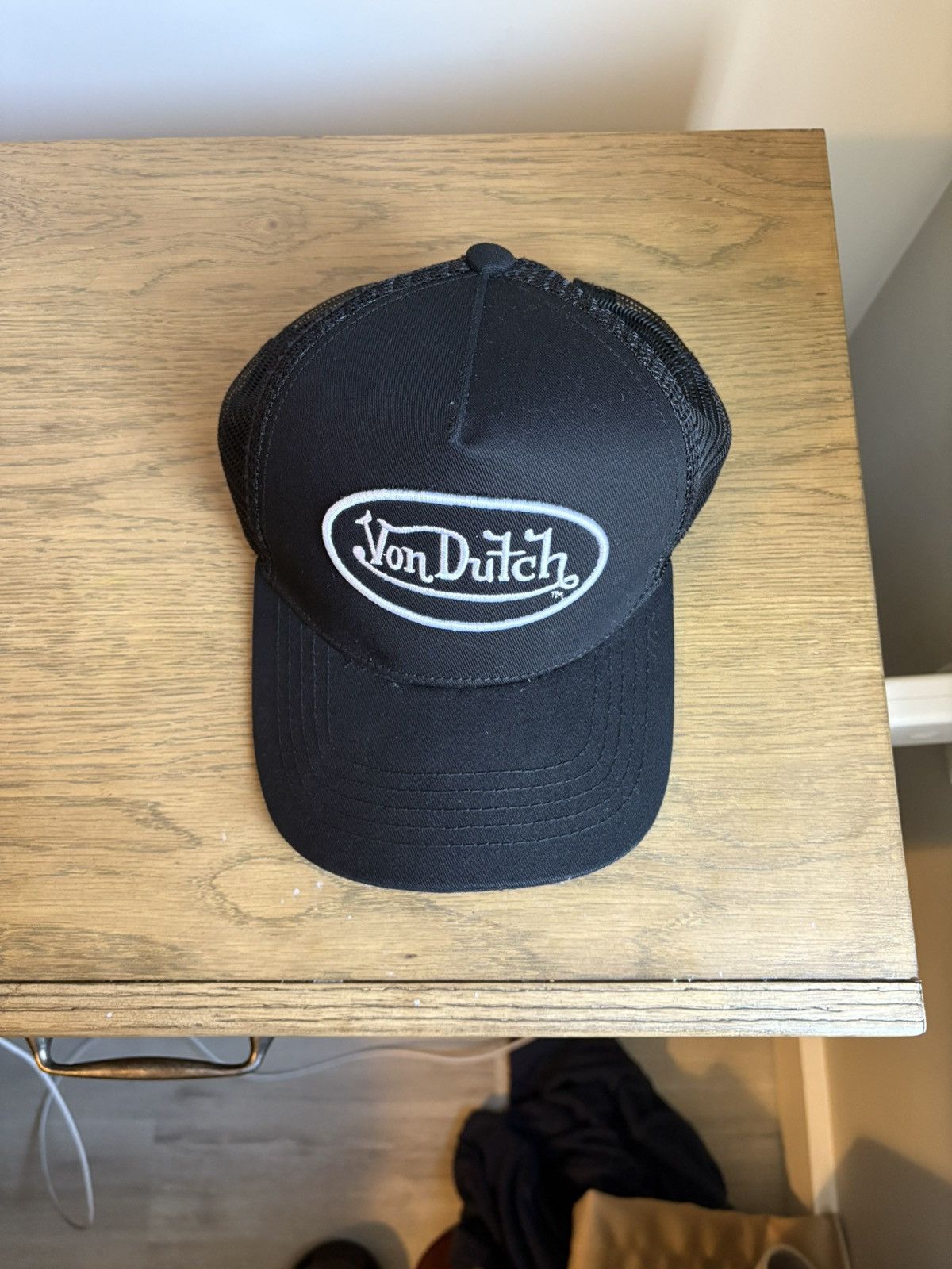 Von Dutch Von Dutch Black and White Trucker Hat Size ONE SIZE - 2 Thumbnail