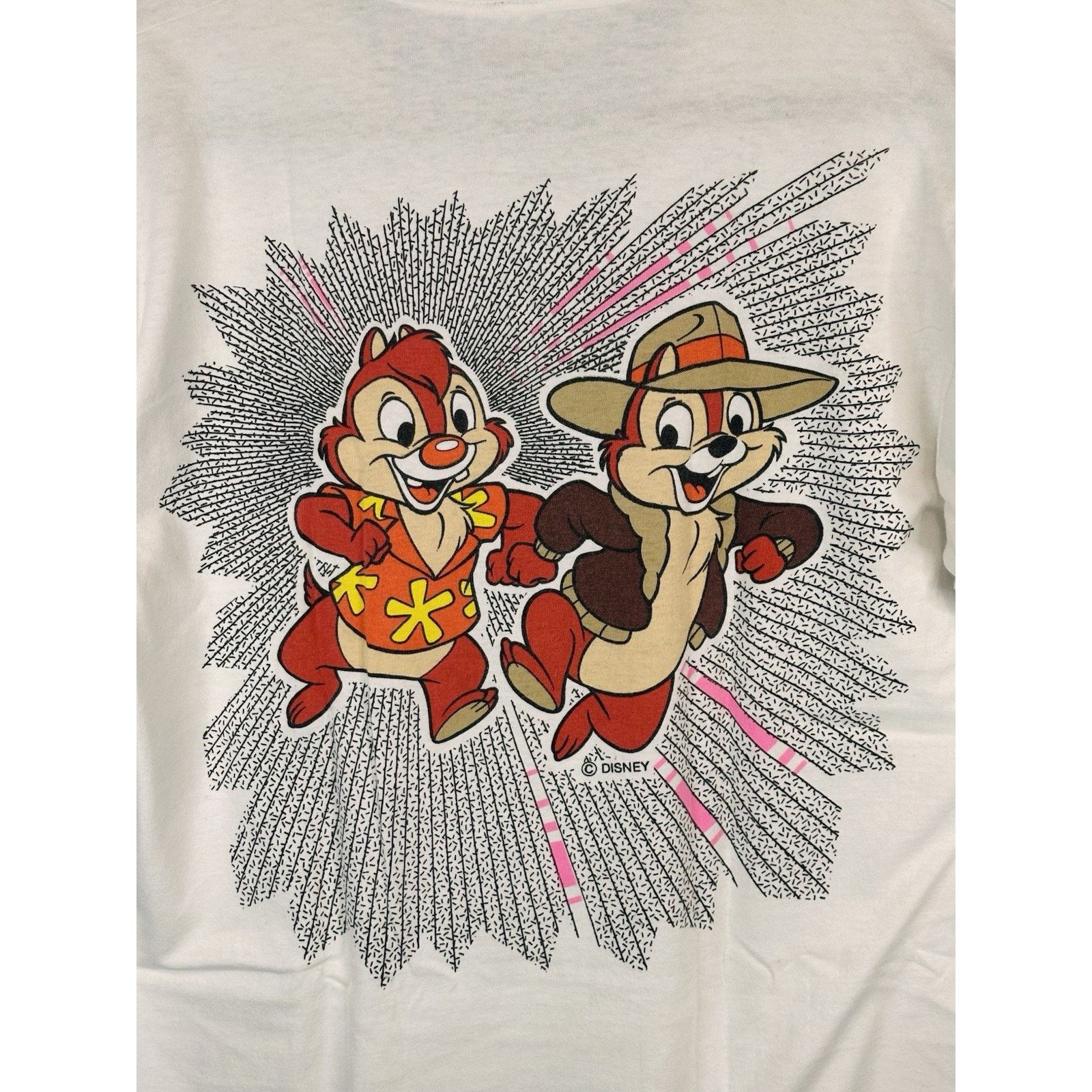 Disney Vintage Chip n Dale Rescue Rangers Disney Tee Size US XL / EU 56 / 4 - 4 Thumbnail