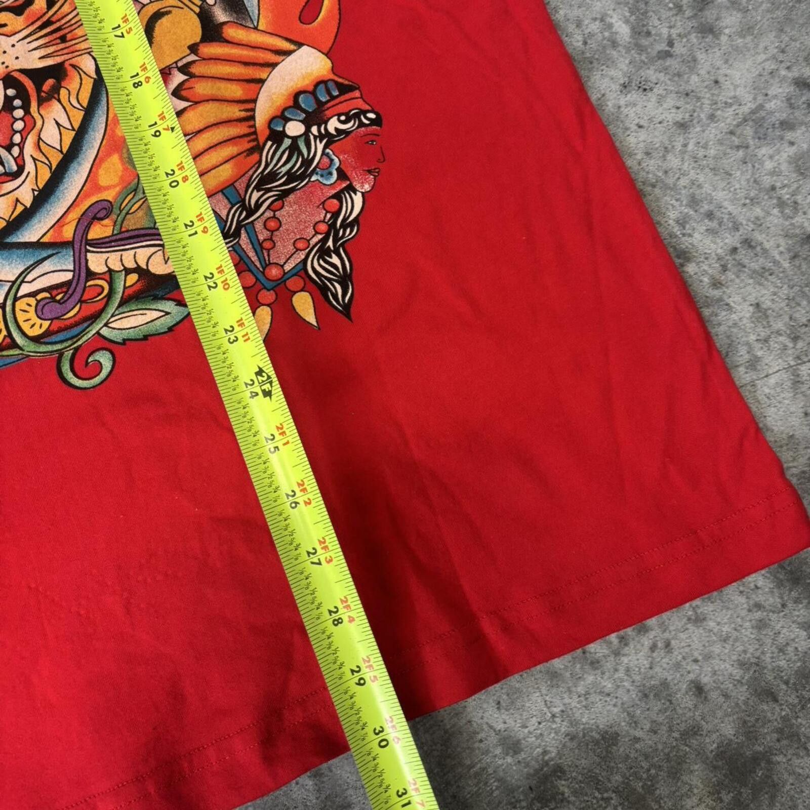 Ed Hardy Ed Hardy Christian Audigier Y2K Graphic Streetwear Tee Size US XXL / EU 58 / 5 - 6 Thumbnail