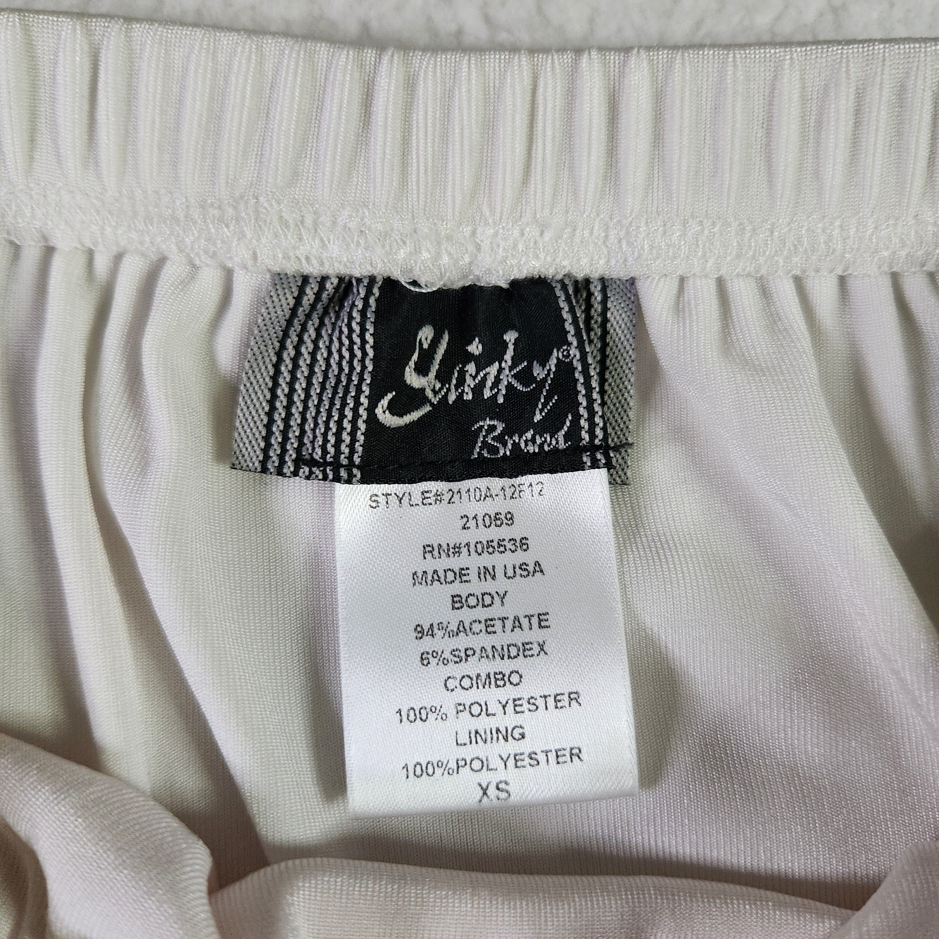 Vintage Slinky Brand Tiered VINTAGE Skirt XS Midi Made In USA Size 24" / US 00 / IT 34 - 4 Thumbnail
