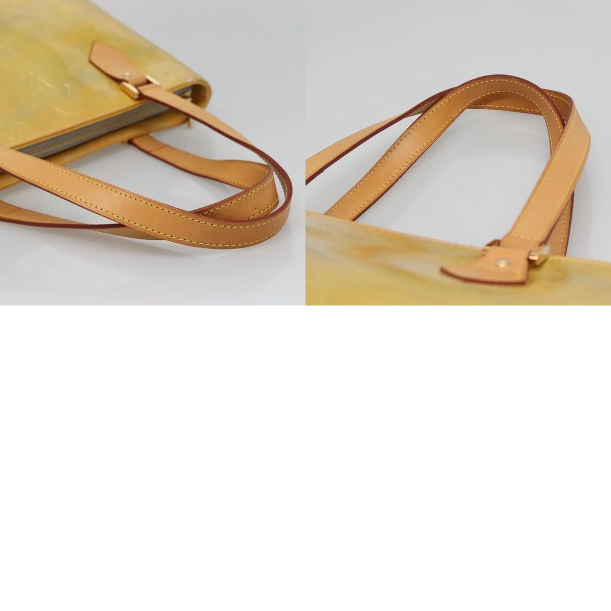 Louis Vuitton LOUIS VUITTON Monogram Vernis Houston Hand Bag Gris M91053 Size ONE SIZE - 13 Thumbnail