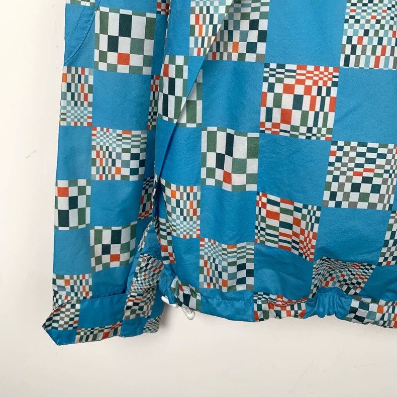Louis Vuitton Louis Vuitton 21 checkerboard hooded blue zip jacket Size US S / EU 44-46 / 1 - 4 Thumbnail