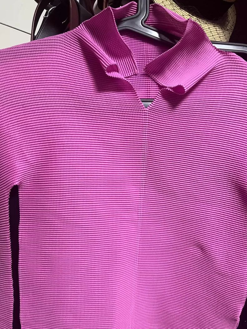 Other Issey Miyake/三宅一生 Pink pleated top Size M / US 6-8 / IT 42-44 - 2 Thumbnail