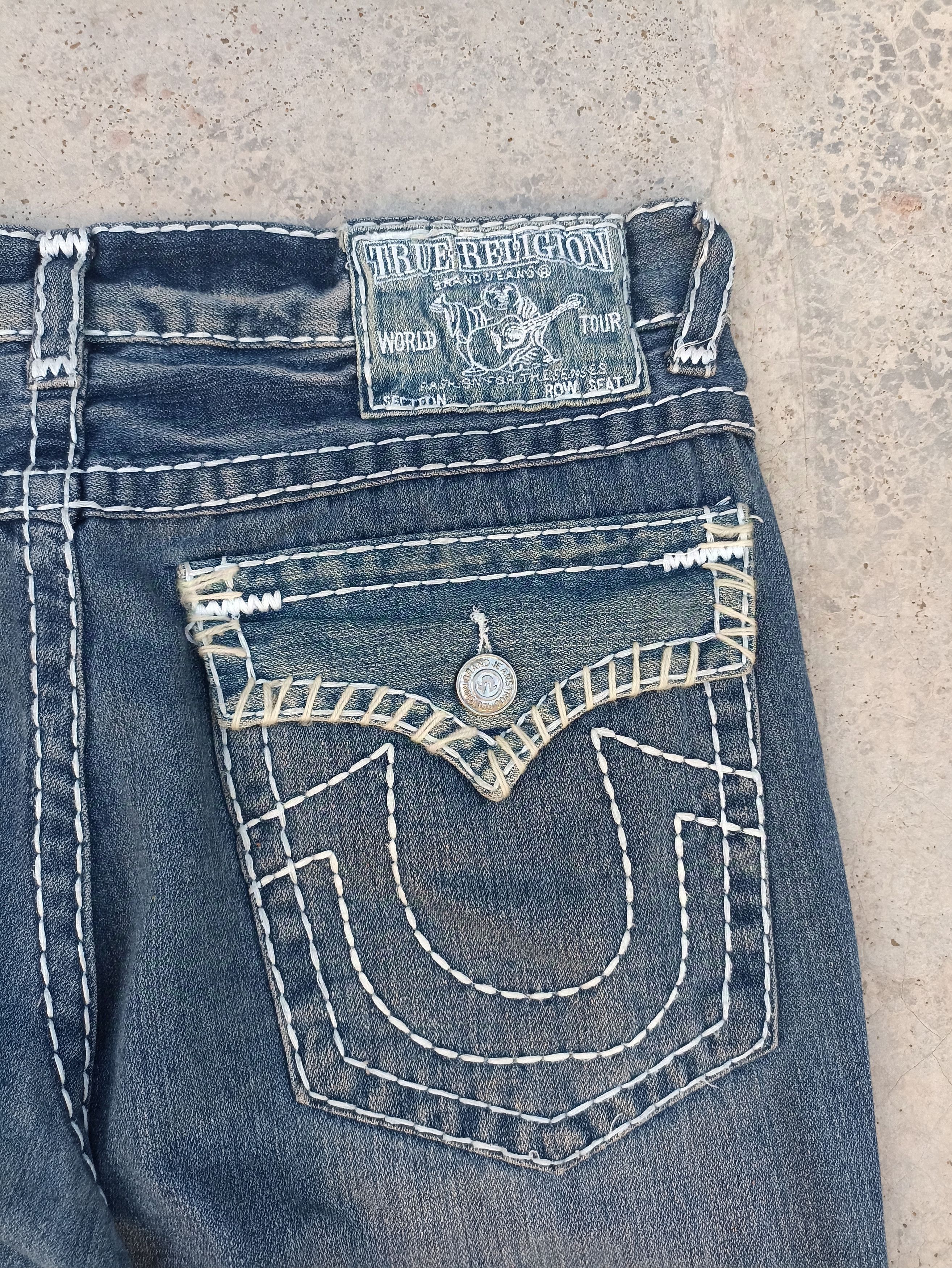 Beauty Beast 🔥 True Religion jeans Size US 37 - 4 Thumbnail