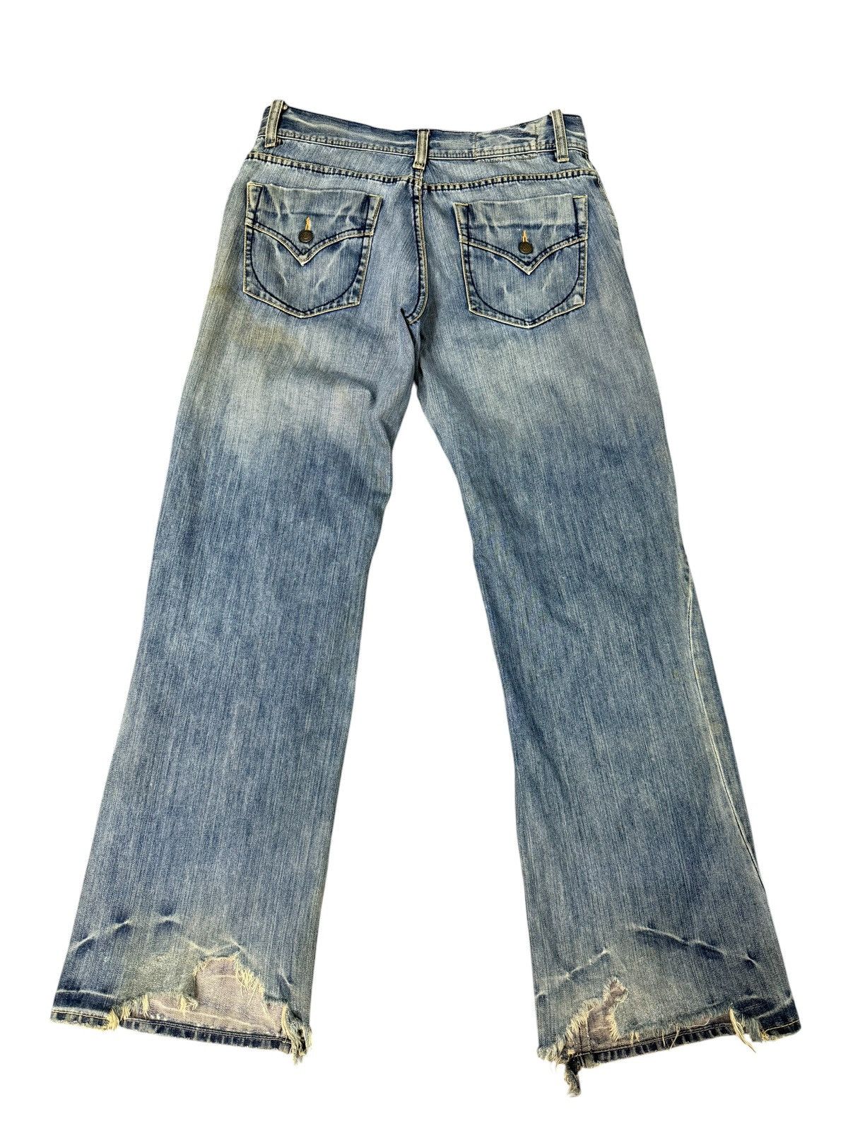 Japanese Brand Loose Jeans Rush Hour Distress Faded amiri dior homme 3🟦5 Size US 33 - 9 Thumbnail