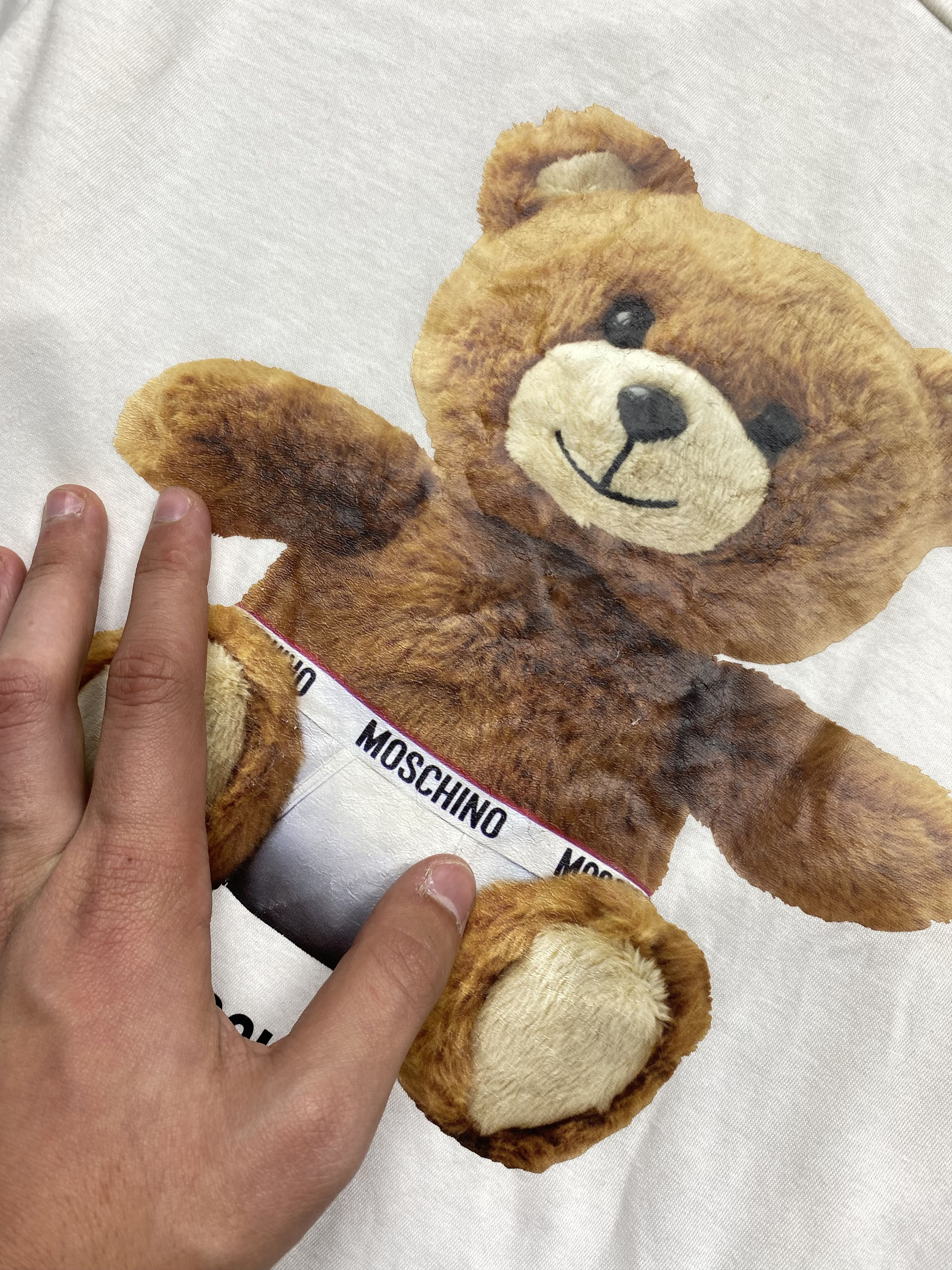 Moschino × Vintage Moschino Underwear Vintage Mens Crew Neck T-Shirt y2k Bear Size US M / EU 48-50 / 2 - 3 Thumbnail