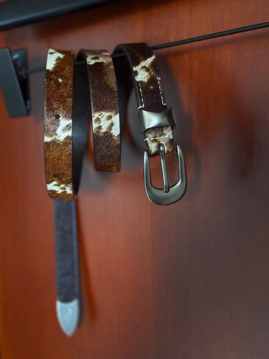 Japanese Brand Cowhide Belt Size ONE SIZE - 5 Thumbnail