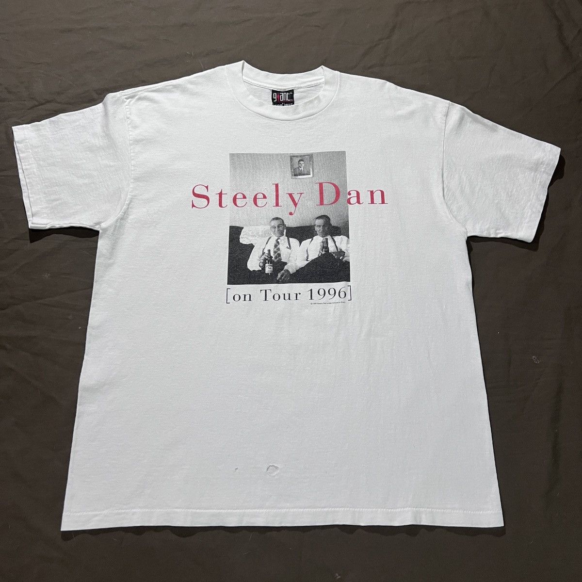 Band Tees Vintage 90s 1996 STEELY DAN Tour Promo Tee XL Giant Size US XL / EU 56 / 4 - 5 Thumbnail