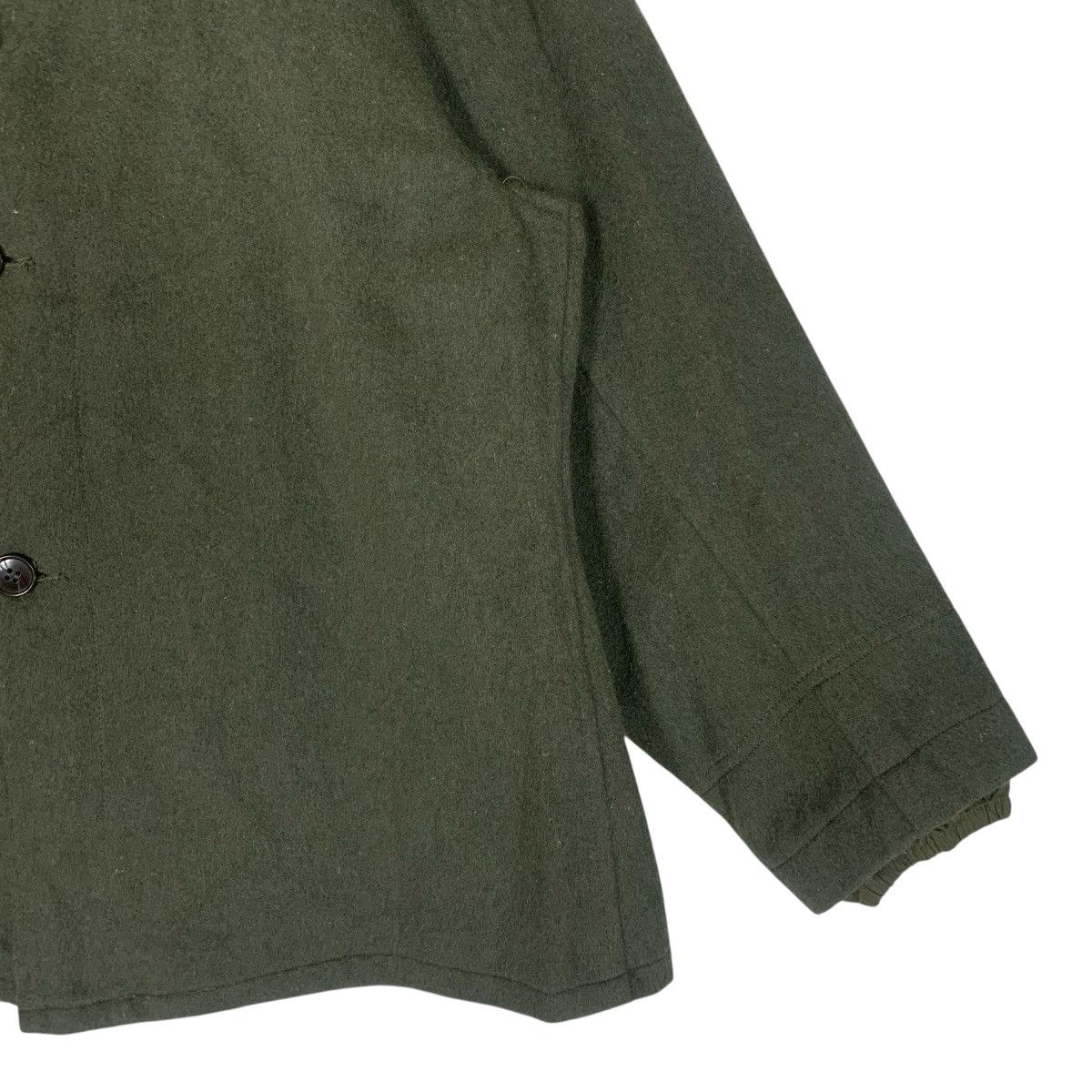 Vintage Vintage French Army M35 Military Outdor Outwear Wool Jacket Size US L / EU 52-54 / 3 - 6 Thumbnail