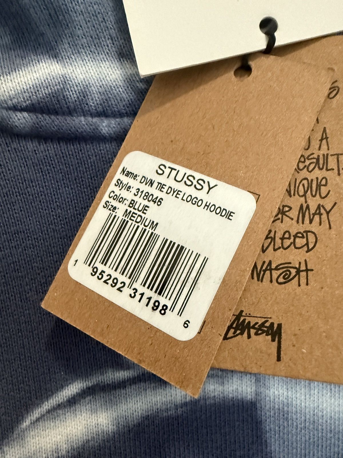 Dries Van Noten × Stussy Stussy x Dries Van Noten Tie Dye Hoodie Blue Size M BNWT Size US M / EU 48-50 / 2 - 3 Thumbnail