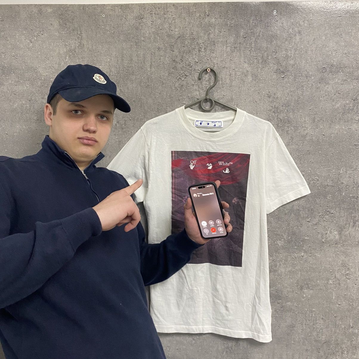 Off-White Off-White Caravaggio T-Shirt Big Logo Size US S / EU 44-46 / 1 - 2 Thumbnail