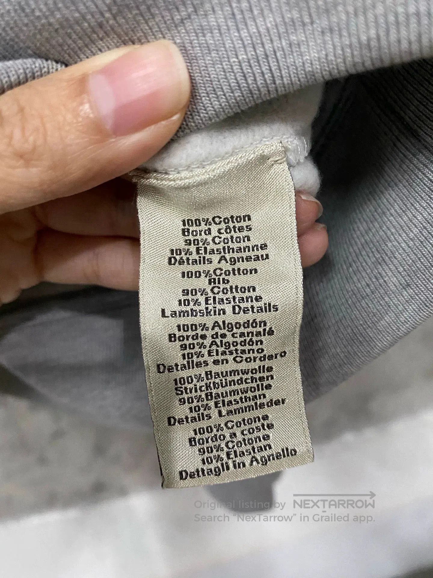 Hermes Gray Button-Front Bomber Jacket with Embroidered Logo. Size US M / EU 48-50 / 2 - 7 Thumbnail