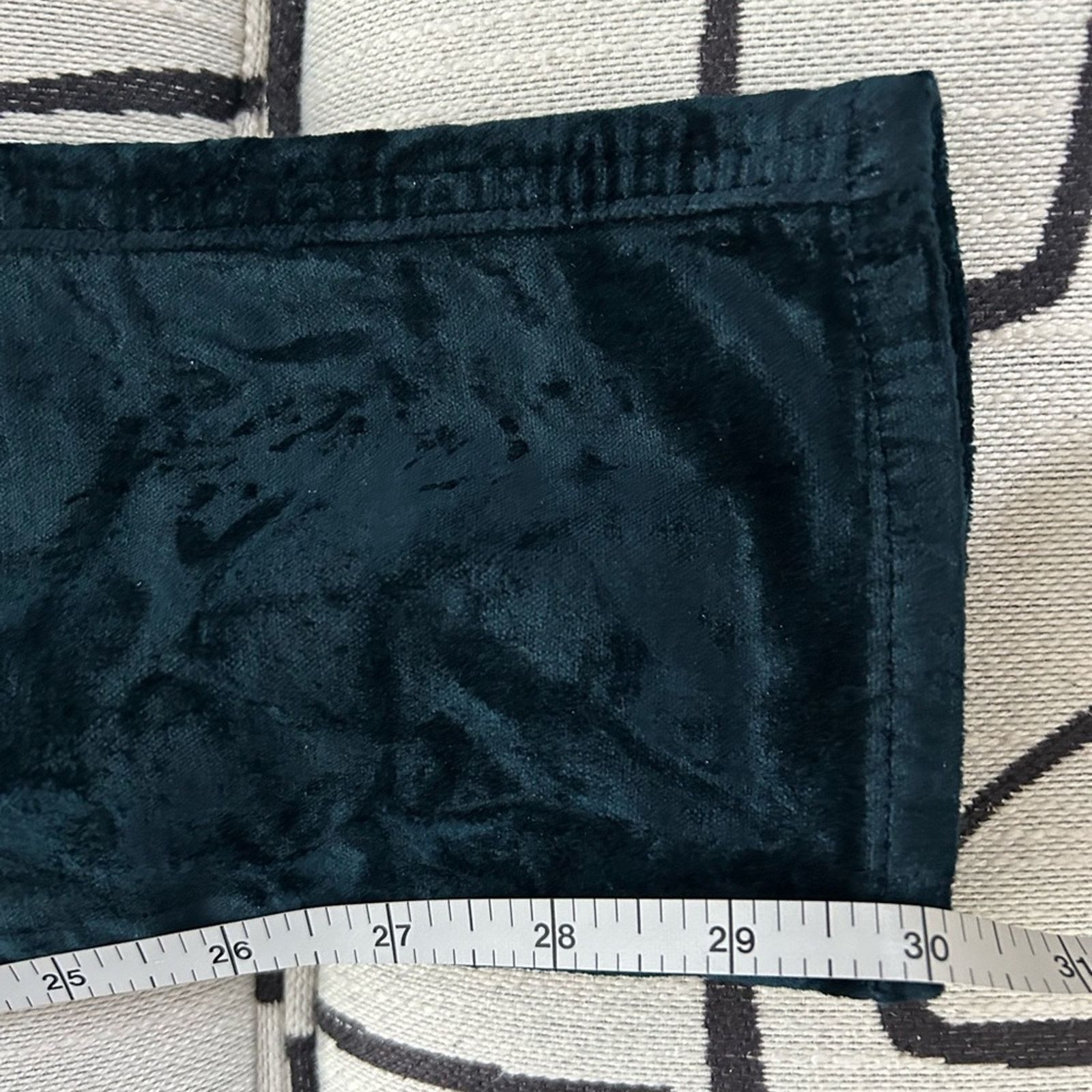 7 For All Mankind 7 For Mankind Emerald green Crushed Velvet Skinny Jeans 26 Size 26" / US 2 / IT 38 - 7 Thumbnail