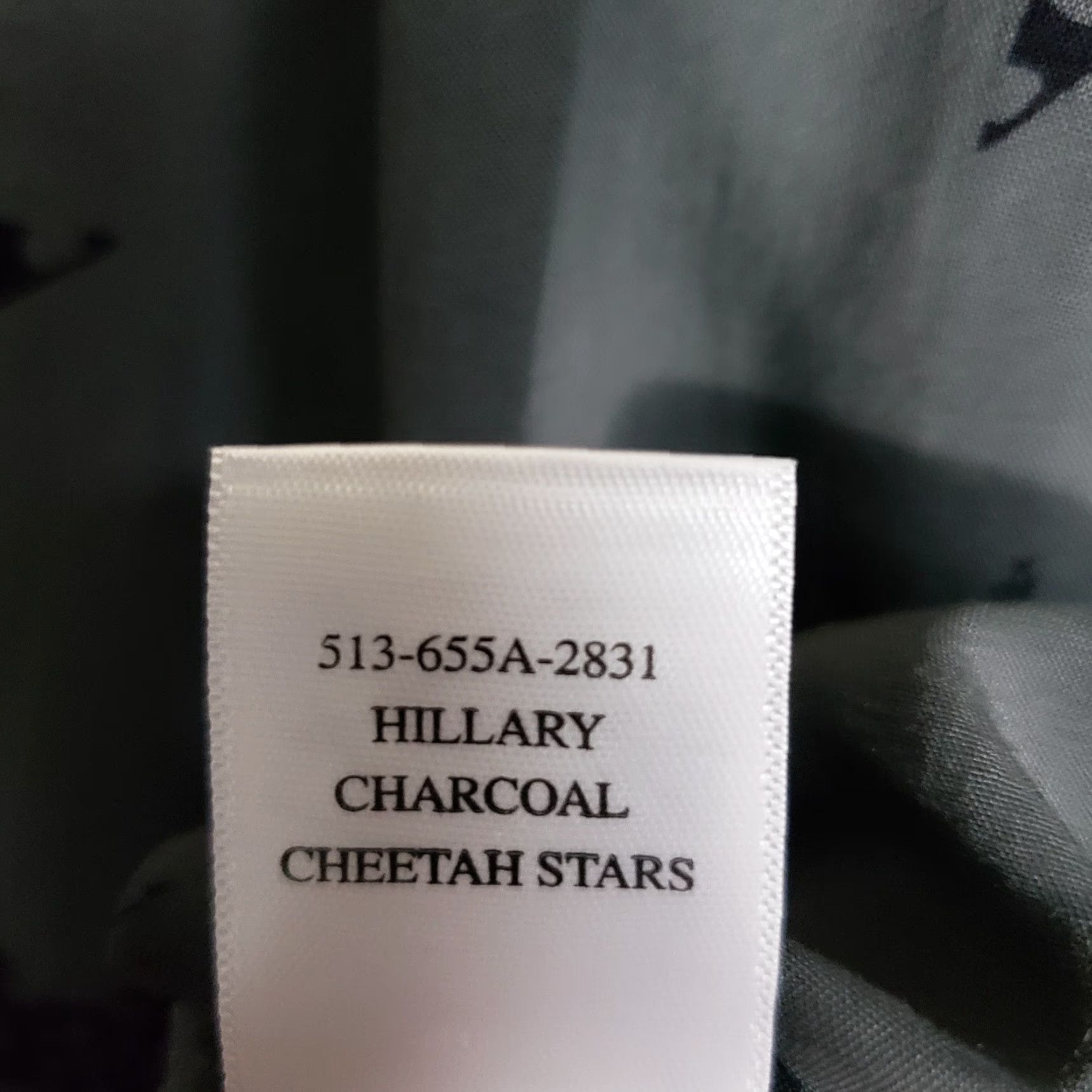 Rails Rails Womens Hillary Blouse Sz M Charcoal Gray Faux Wrap Stars Long Sleeve V-Neck Shirt Girls? Size M / US 6-8 / IT 42-44 - 5 Thumbnail