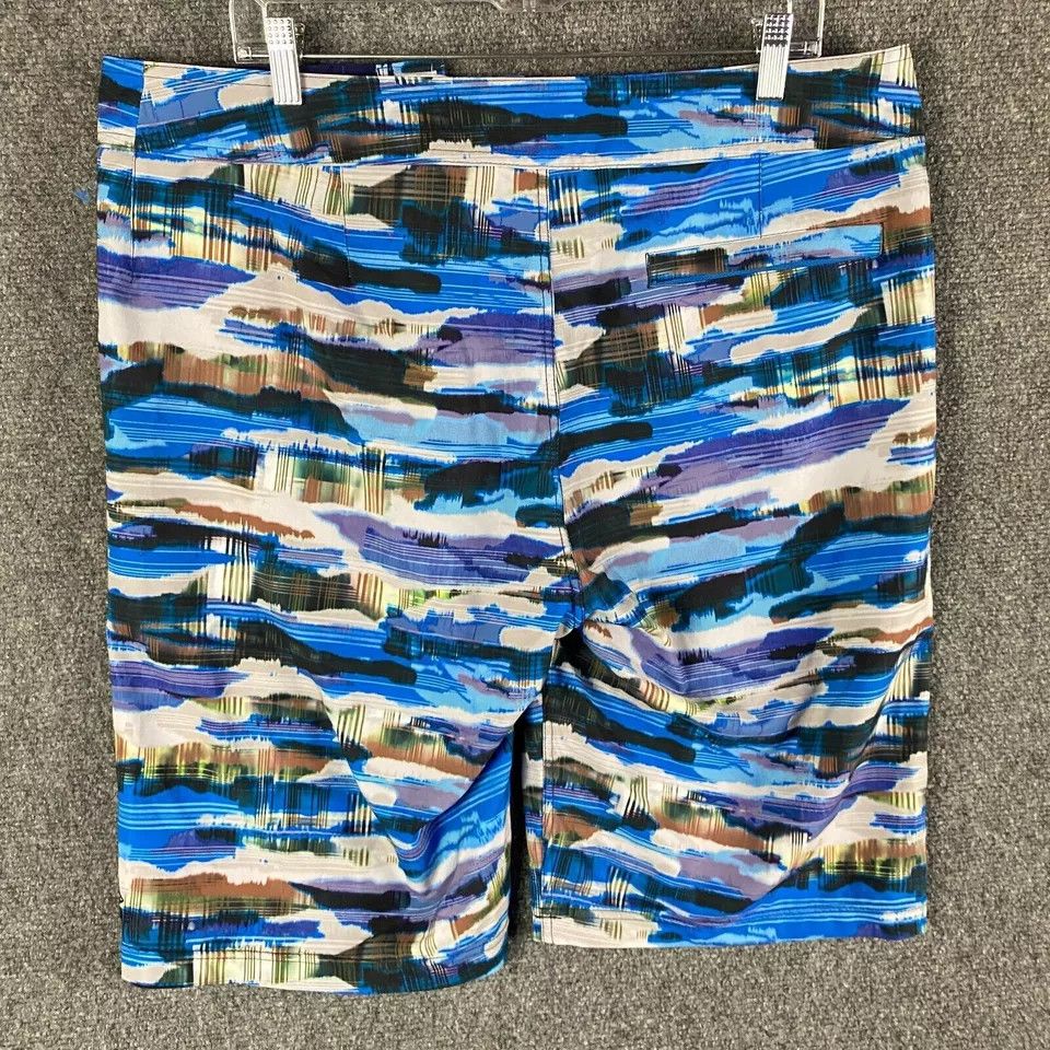 Prana Prana Swim Trunks Men Size 36 Shorts Abstract Multicolor Size US 36 / EU 52 - 4 Thumbnail