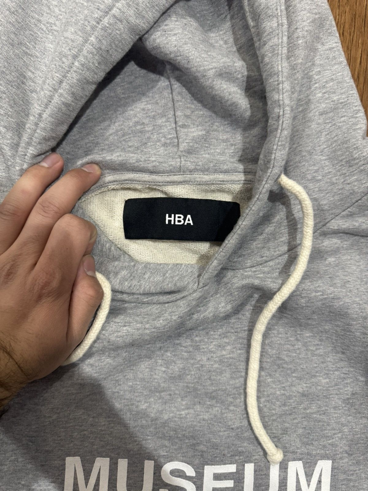 Hood By Air Hood by air (HBA) gray museum hoodie Size US L / EU 52-54 / 3 - 4 Thumbnail