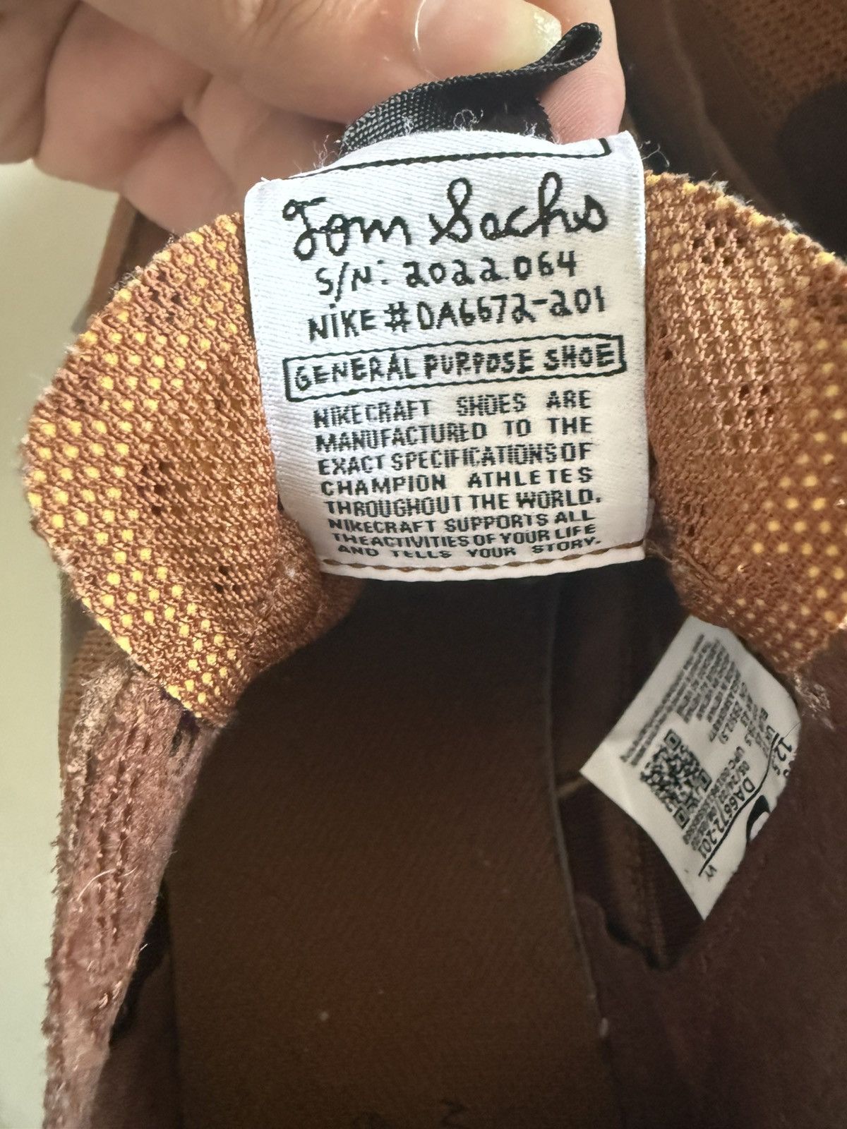 Nike Tom Sachs x Nike “GPS Brown” Size US 11 / EU 44 - 4 Thumbnail