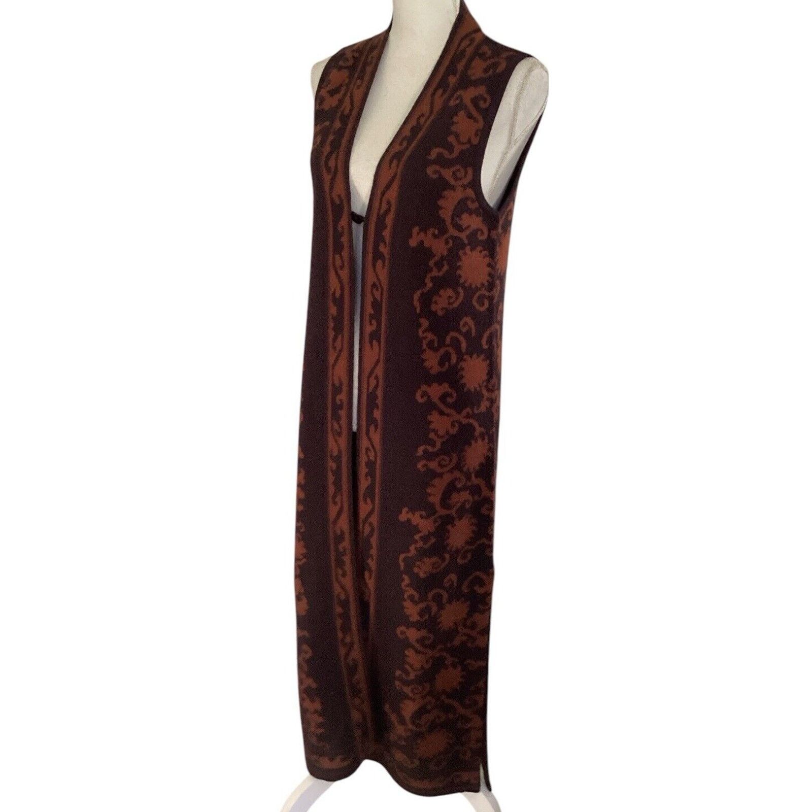 Other Peruvian Connection Baby Alpaca Wool Long Waistcoat Sz S Size S / US 4 / IT 40 - 3 Thumbnail
