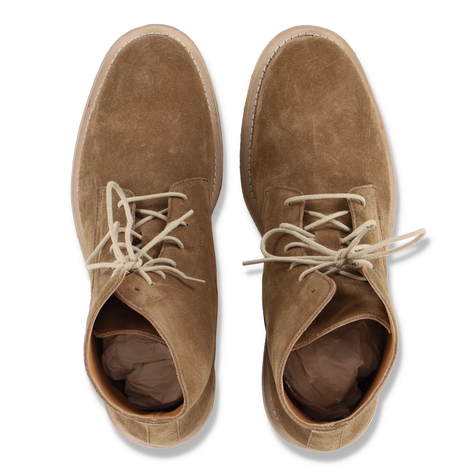 Amiri Brown Suede Combat Boots with Crepe Sole Size US 10 / EU 43 - 2 Thumbnail