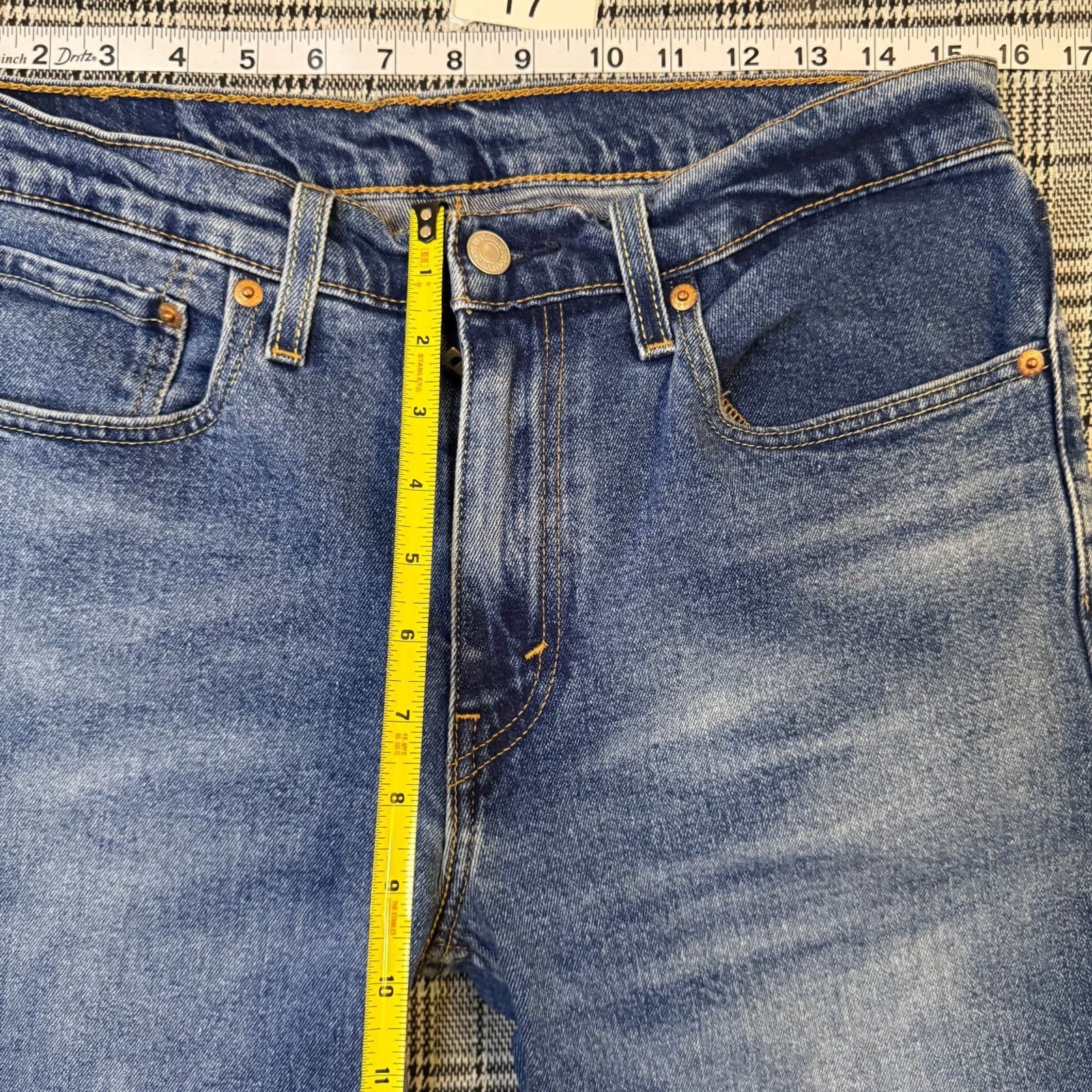 Levi's Levi's 512 Men's Jeans Blue Denim Slim Tapered Fit 32x32 Size US 32 / EU 48 - 4 Thumbnail