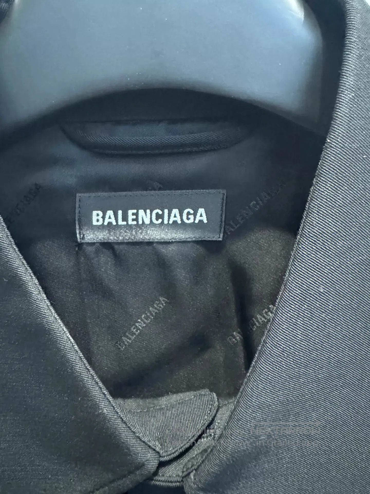 Balenciaga Black Long-Sleeve Button-Up Shirt Size S. Size US S / EU 44-46 / 1 - 2 Thumbnail