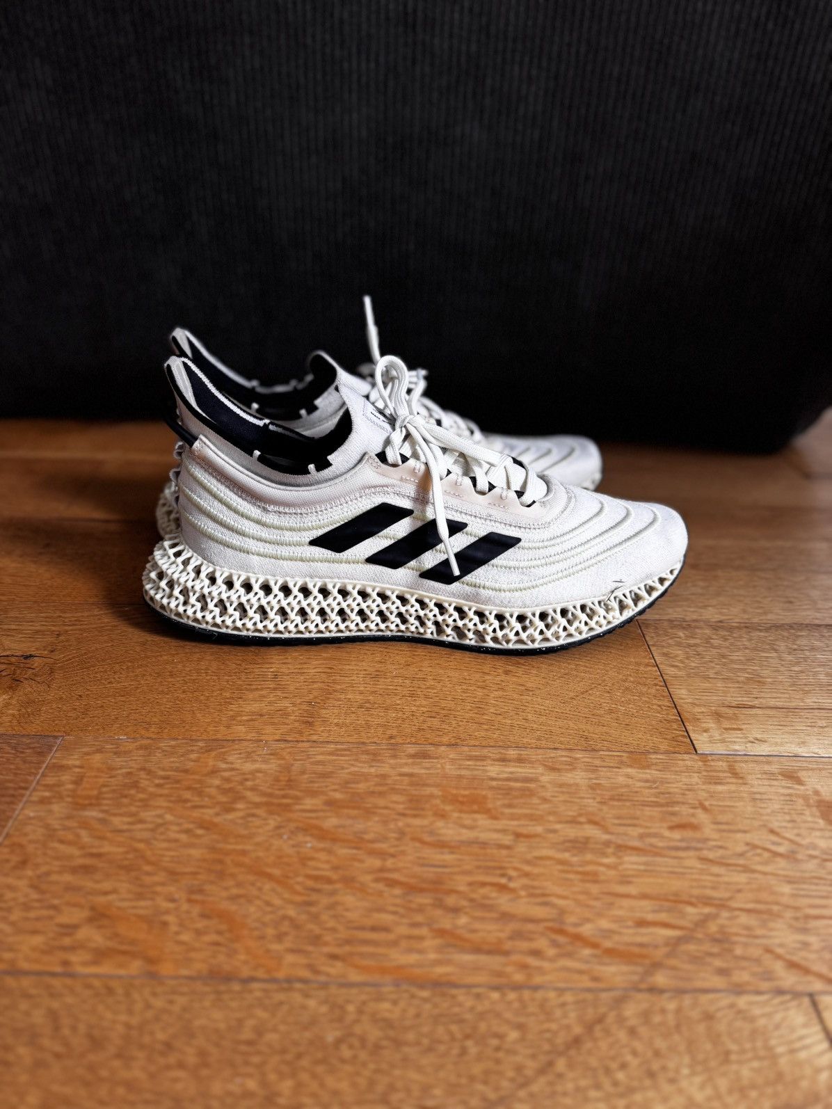 Adidas Adidas Parley x 4DFWD ‘Off-White Almost Lime’ Size US 11 / EU 44 - 3 Thumbnail