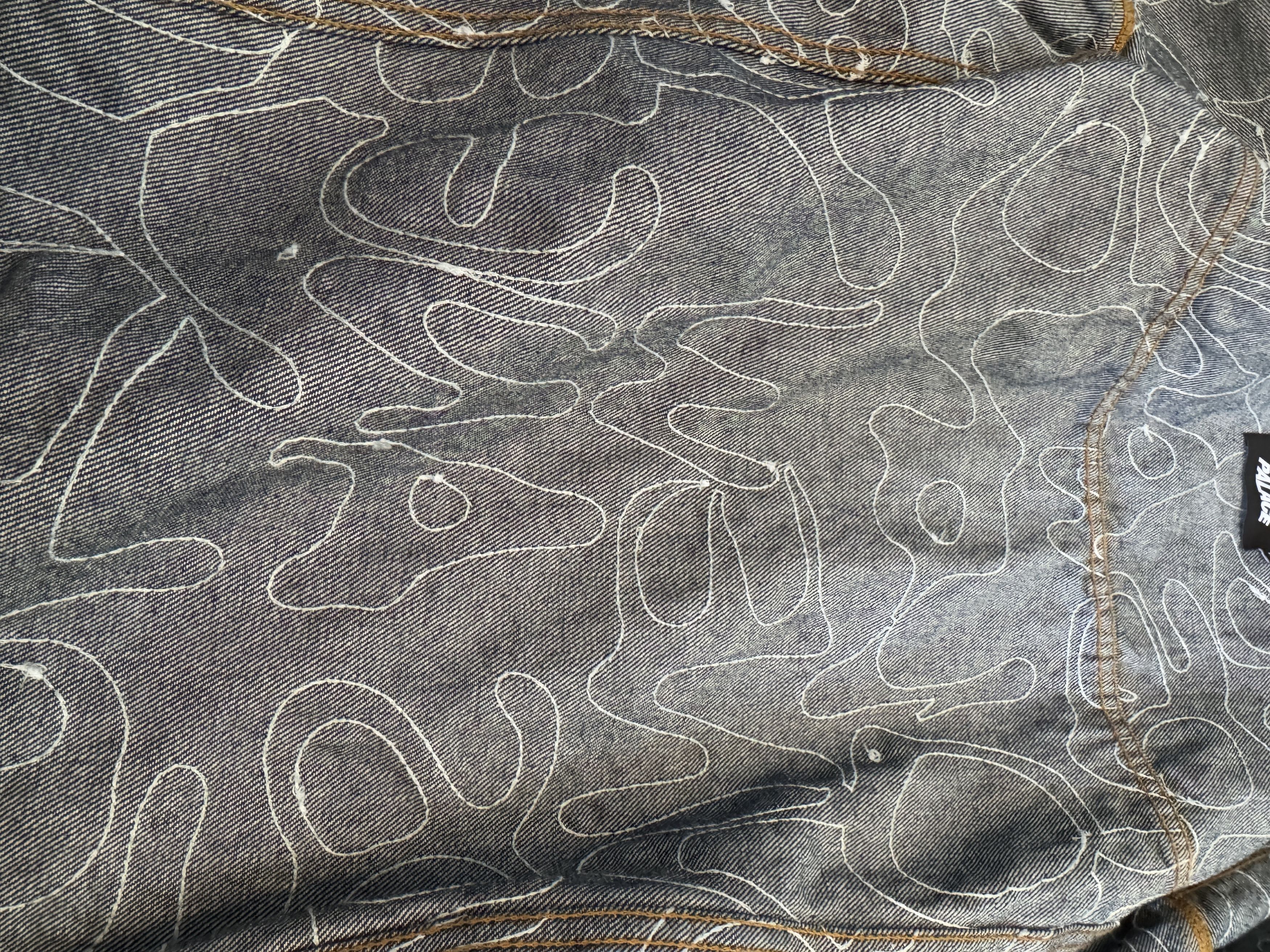 Palace Palace Splat Denim Jacket Embroidered Indigo Size US M / EU 48-50 / 2 - 10 Thumbnail