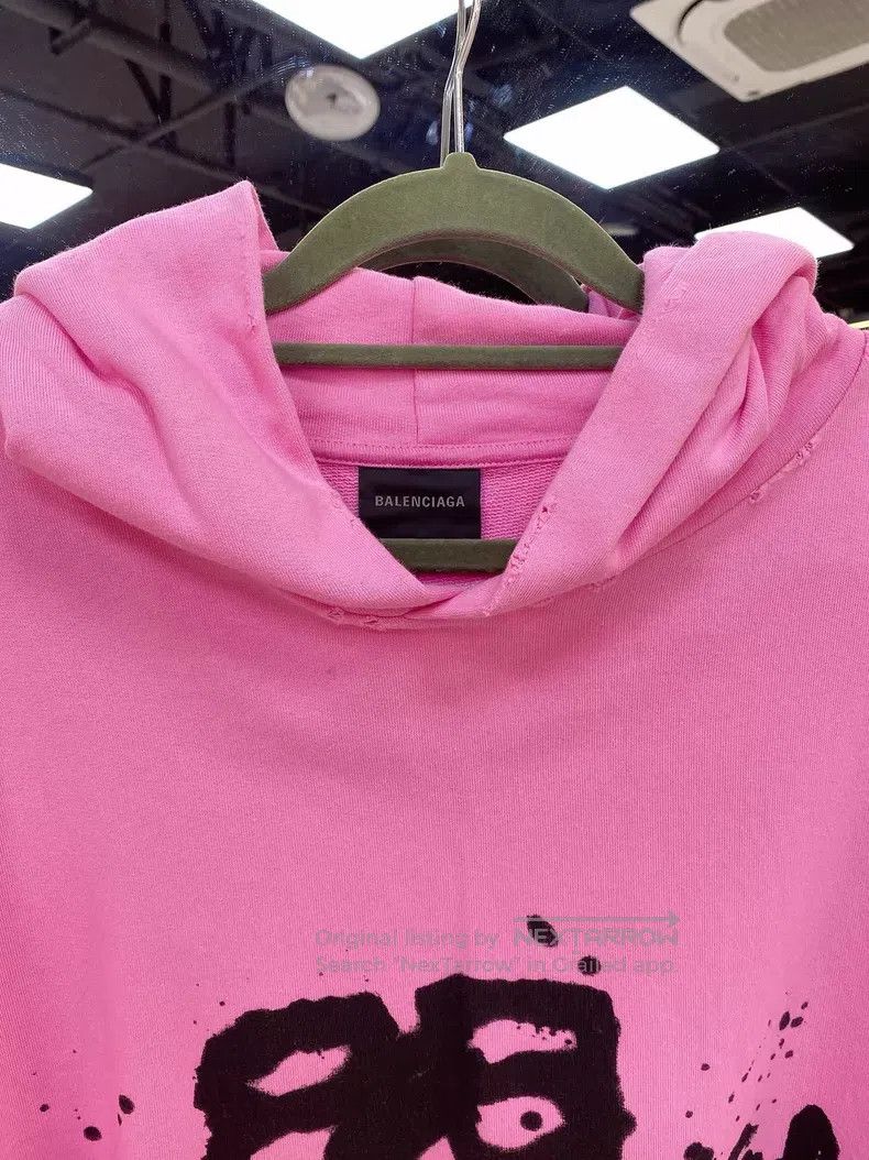 Balenciaga Balenciaga Pink Hoodie Size US XS / EU 42 / 0 - 5 Thumbnail