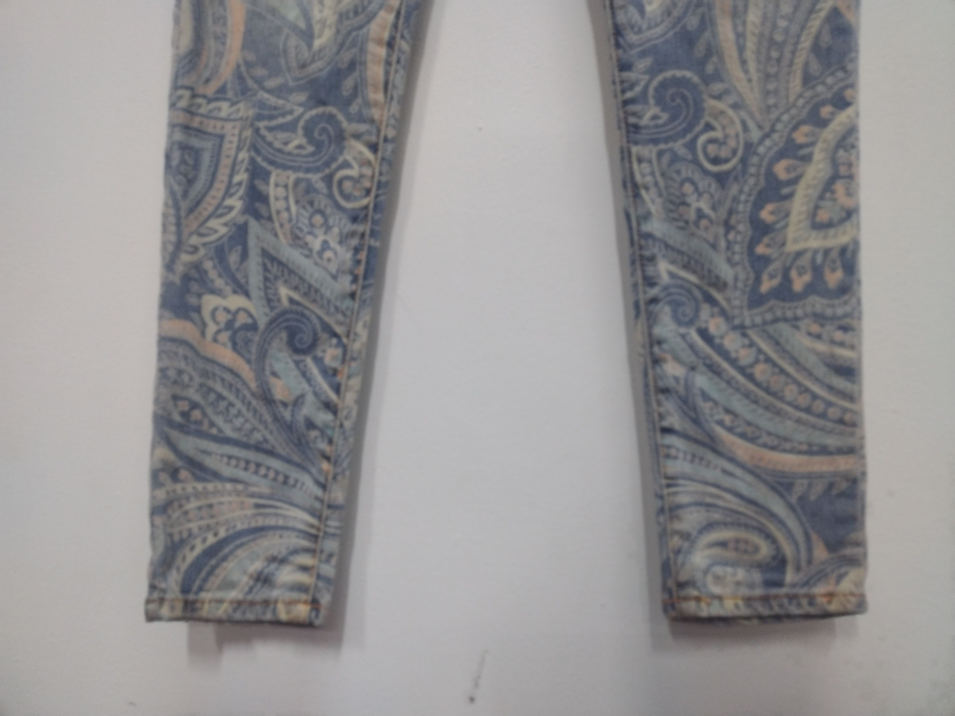 American Eagle Outfitters Paisley American eagle super stretch jegging fit jeans Size 29" - 5 Thumbnail