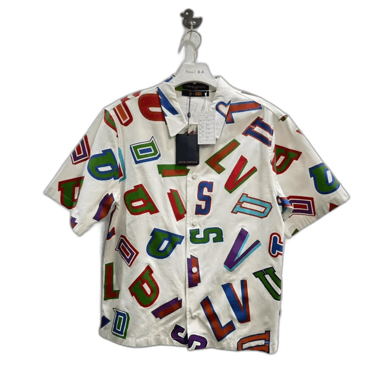 Louis Vuitton Louis Vuitton x NBA Short Sleeve Shirt Jacket-yf Size US L / EU 52-54 / 3 - 1 Thumbnail