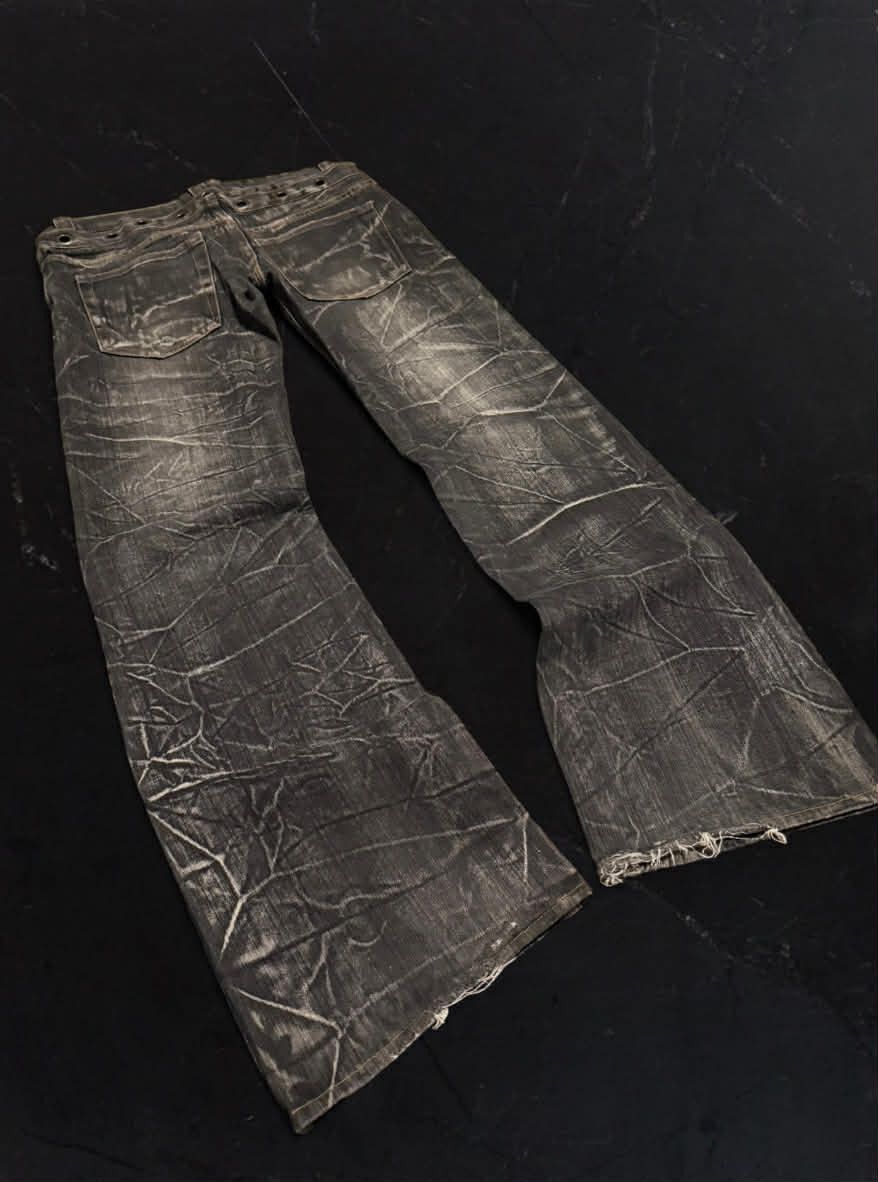 Japanese Brand Nylaus Double Waisted denim Size US 32 / EU 48 - 6 Thumbnail