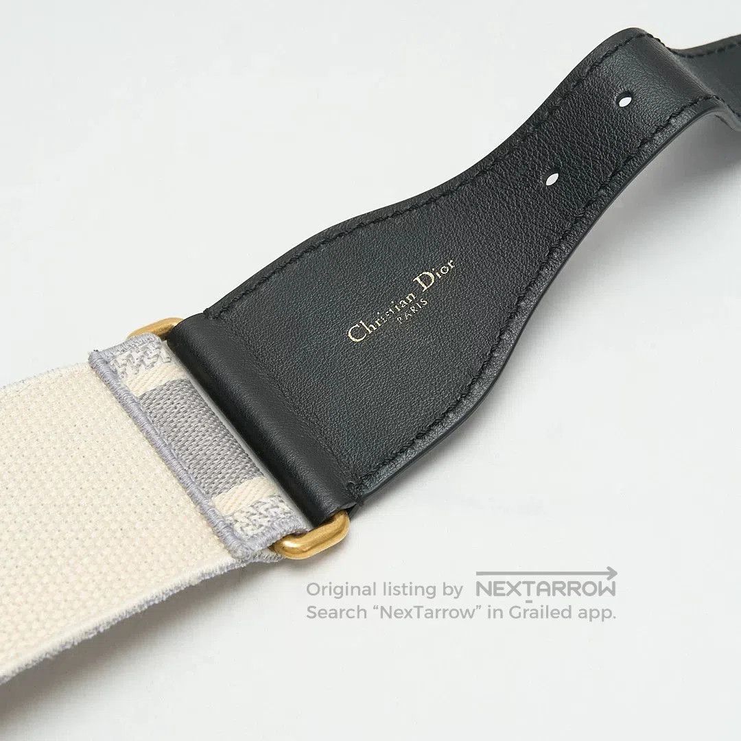 Dior Dior Monogram Embroidered Belt. Size ONE SIZE - 5 Thumbnail