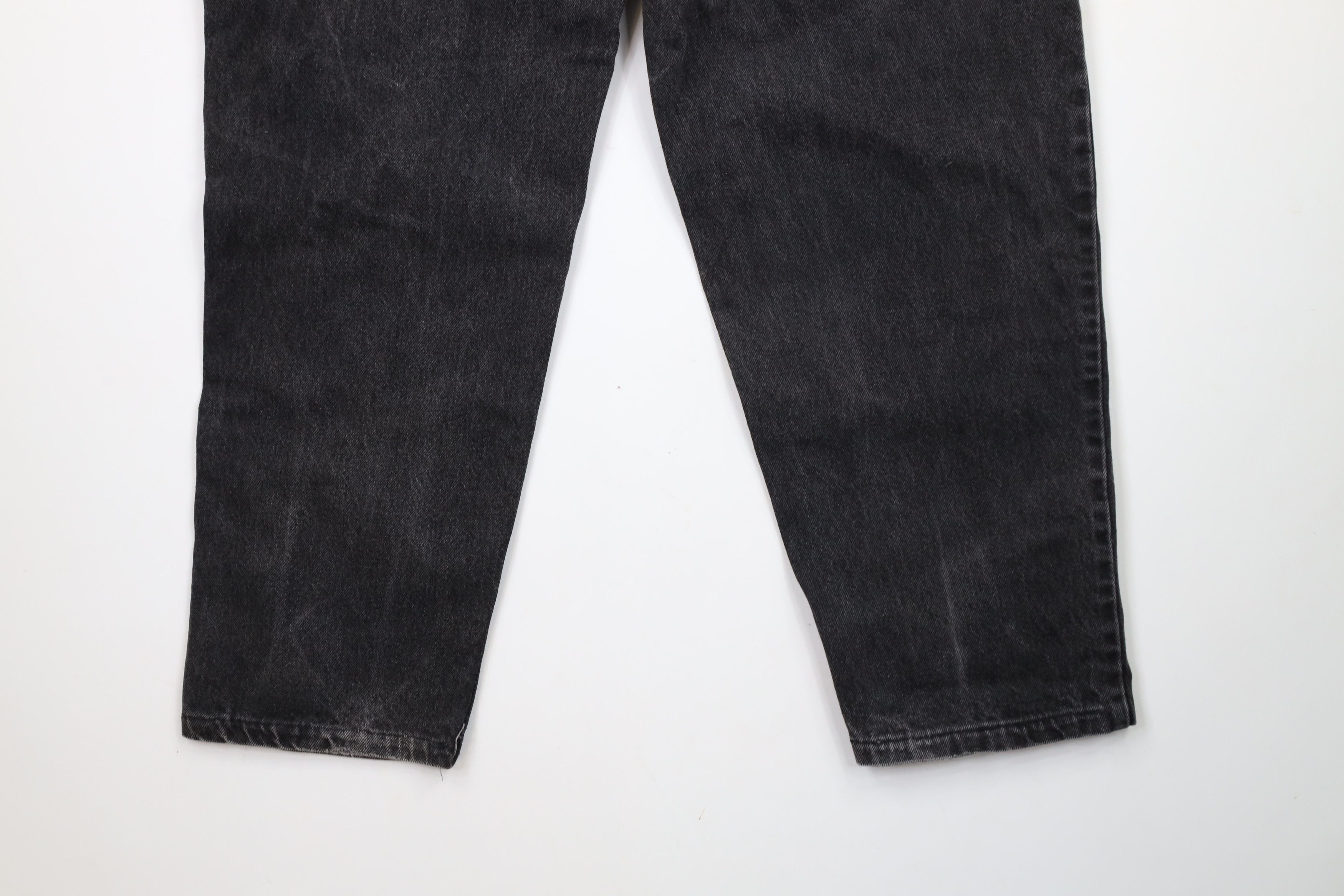 Levi's × Vintage Vintage 90s Levis 550 Orange Tab Leg Jeans Black USA Size US 40 / EU 56 - 13 Thumbnail