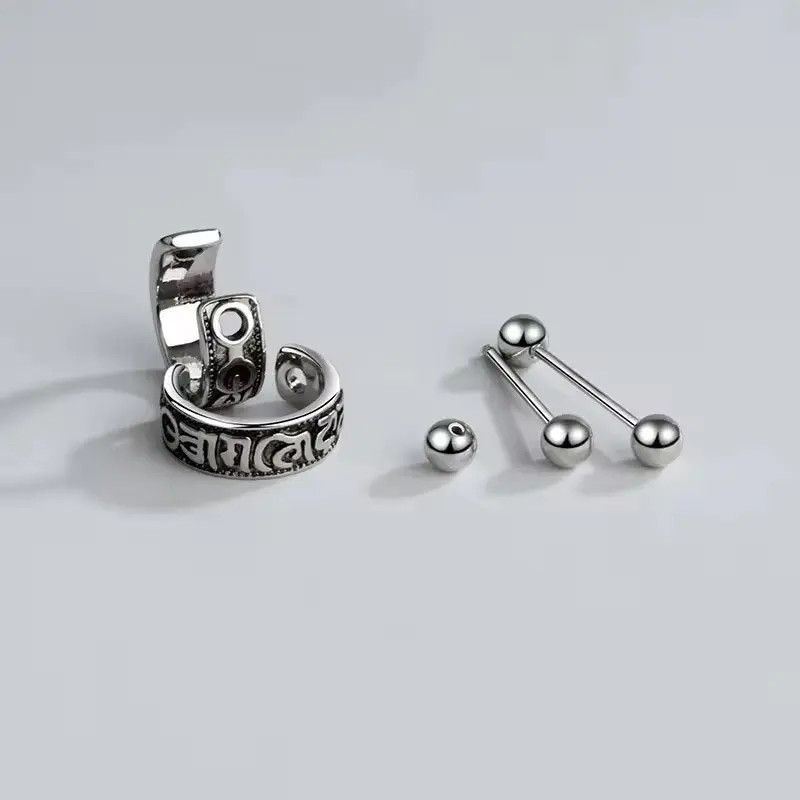 Jewelry × Vintage Vintage six character truth Earrings Size ONE SIZE - 2 Thumbnail