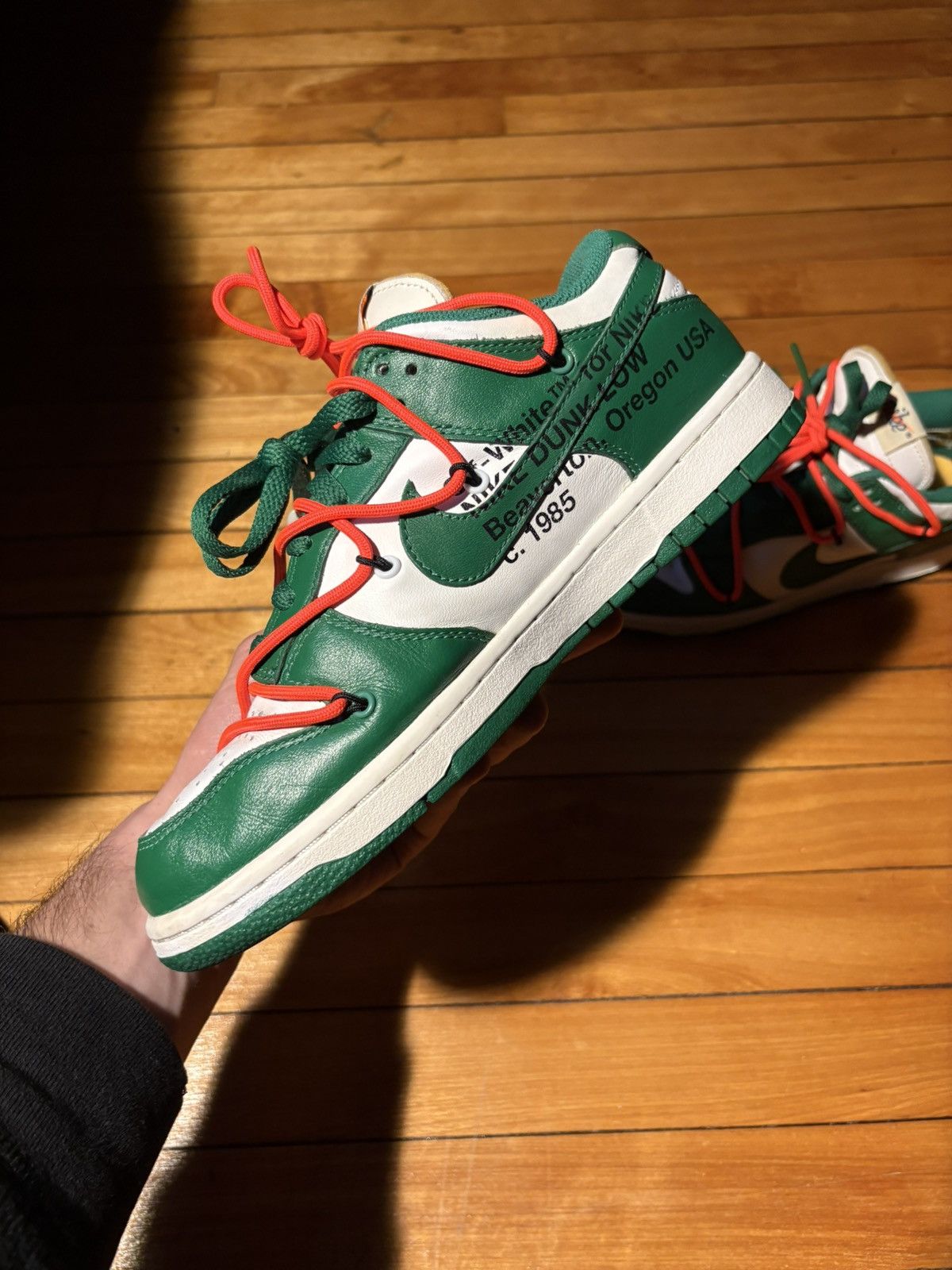 Nike × Off-White Off White Dunk Low “Pine Green” Size US 7 / EU 40 - 6 Thumbnail