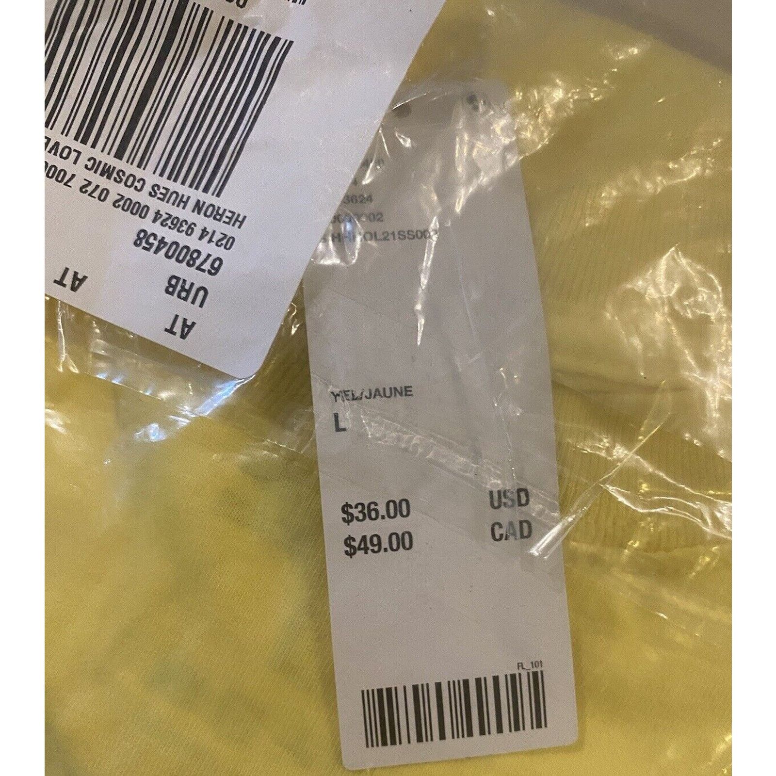 Other Heron Hues Cosmic Lovers Graphic Yellow Tee T-Shirt NWT P$40 Size US L / EU 52-54 / 3 - 4 Thumbnail