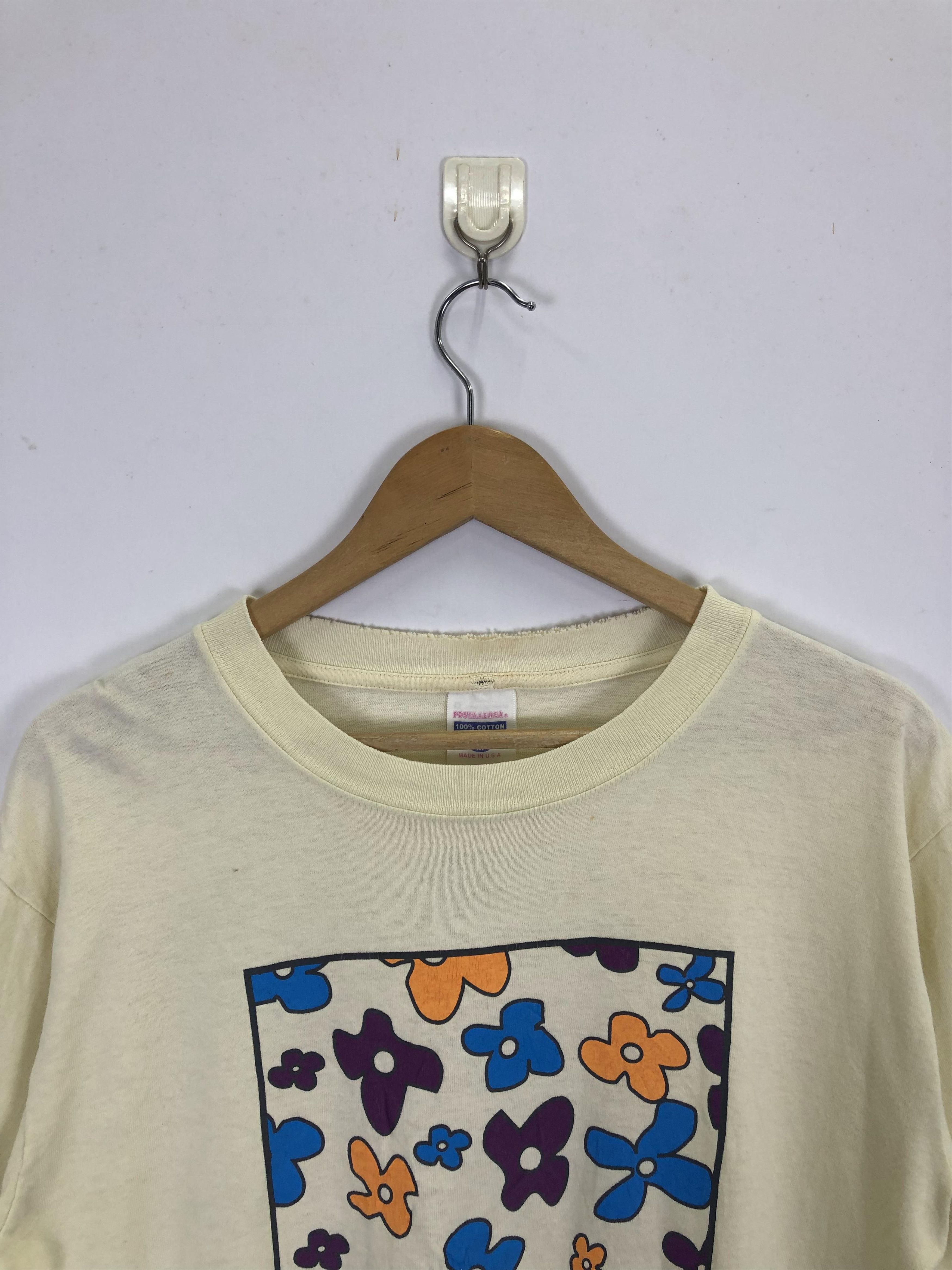 Anvil Vintage 90s Summer And Spring Design By Anvil Tee TA0365 Size US M / EU 48-50 / 2 - 2 Thumbnail