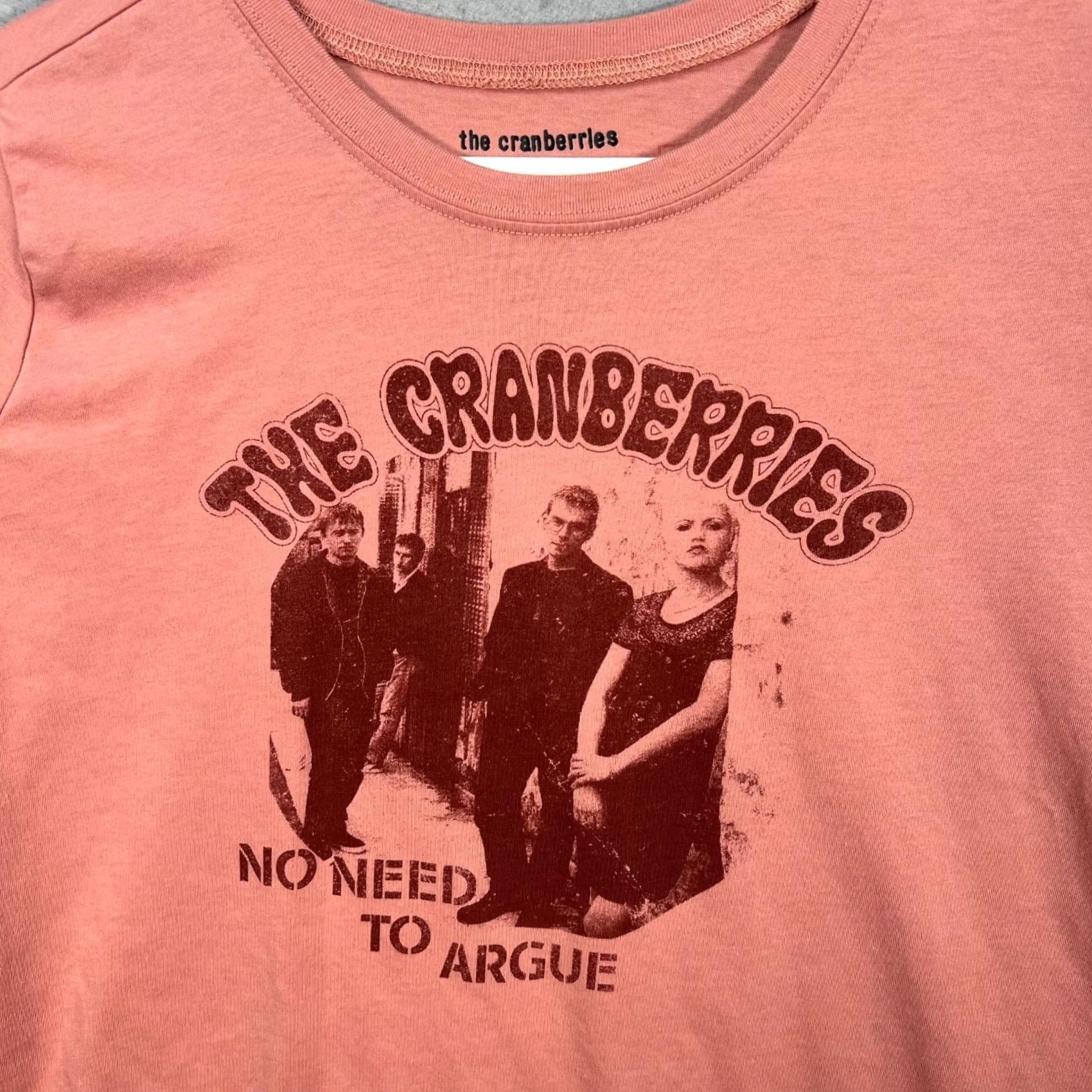 Pinko VINTAGE The Cranberries Womens T-Shirt Band Pink Graphic Crew Neck Short Sleeve Adult Womens 2 XS? Size L / US 10 / IT 46 - 4 Thumbnail