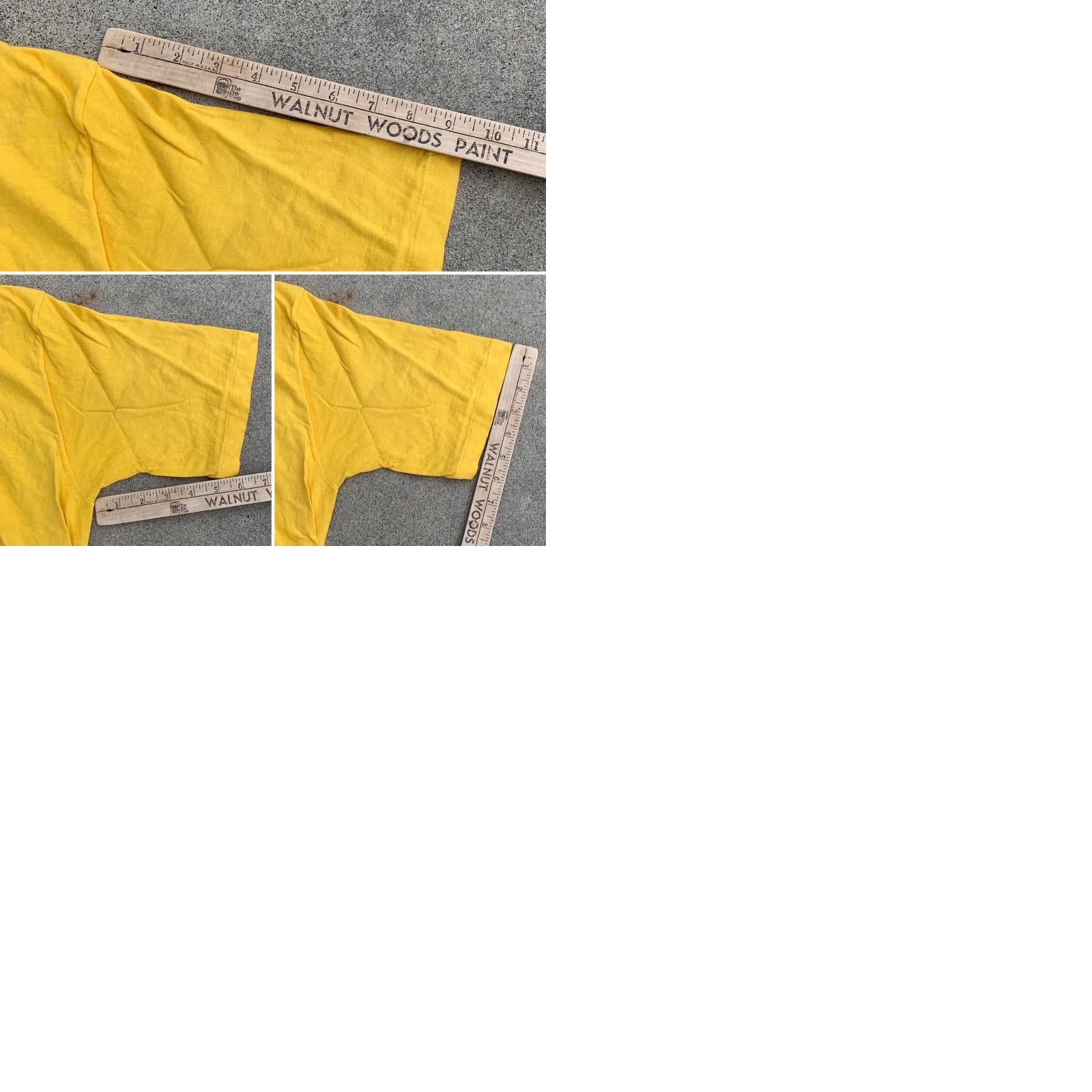 Vintage VINTAGE Belton T-Shirt Buzz Off With SFO Helicopter Graphic Bee 100% Cotton Crew Neck Short Sleeve L Mens Yellow 1970s Size US L / EU 52-54 / 3 - 12 Thumbnail